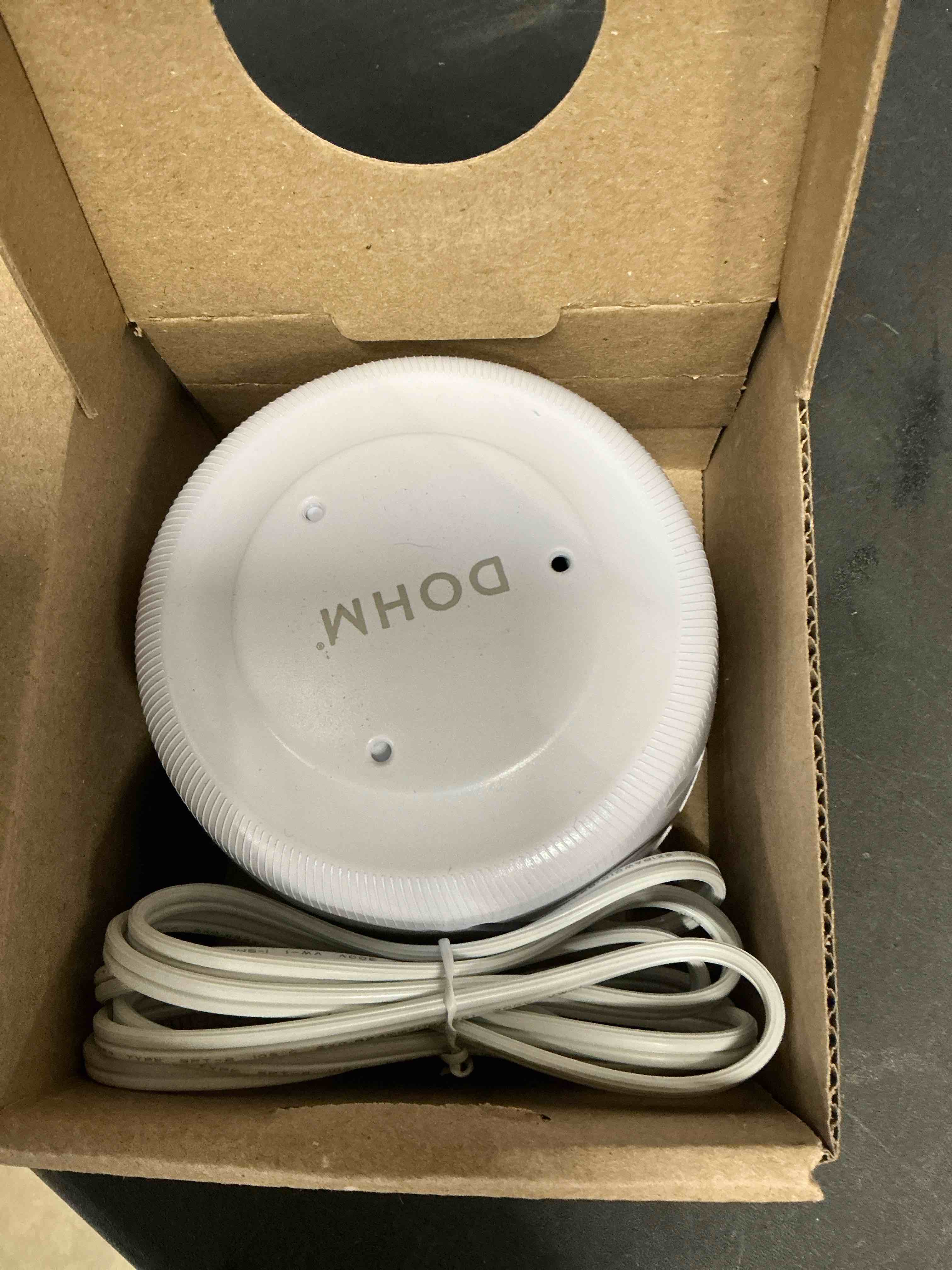 Condition photo showing New/Like New for Yogasleep Dohm Uno White Noise Sound Machine, Real Fan Inside for Non-Looping White Noise, Sleep Aid, Office Privacy & Meditation for Adults & Baby, Registry Gift (White) White Pack of 1