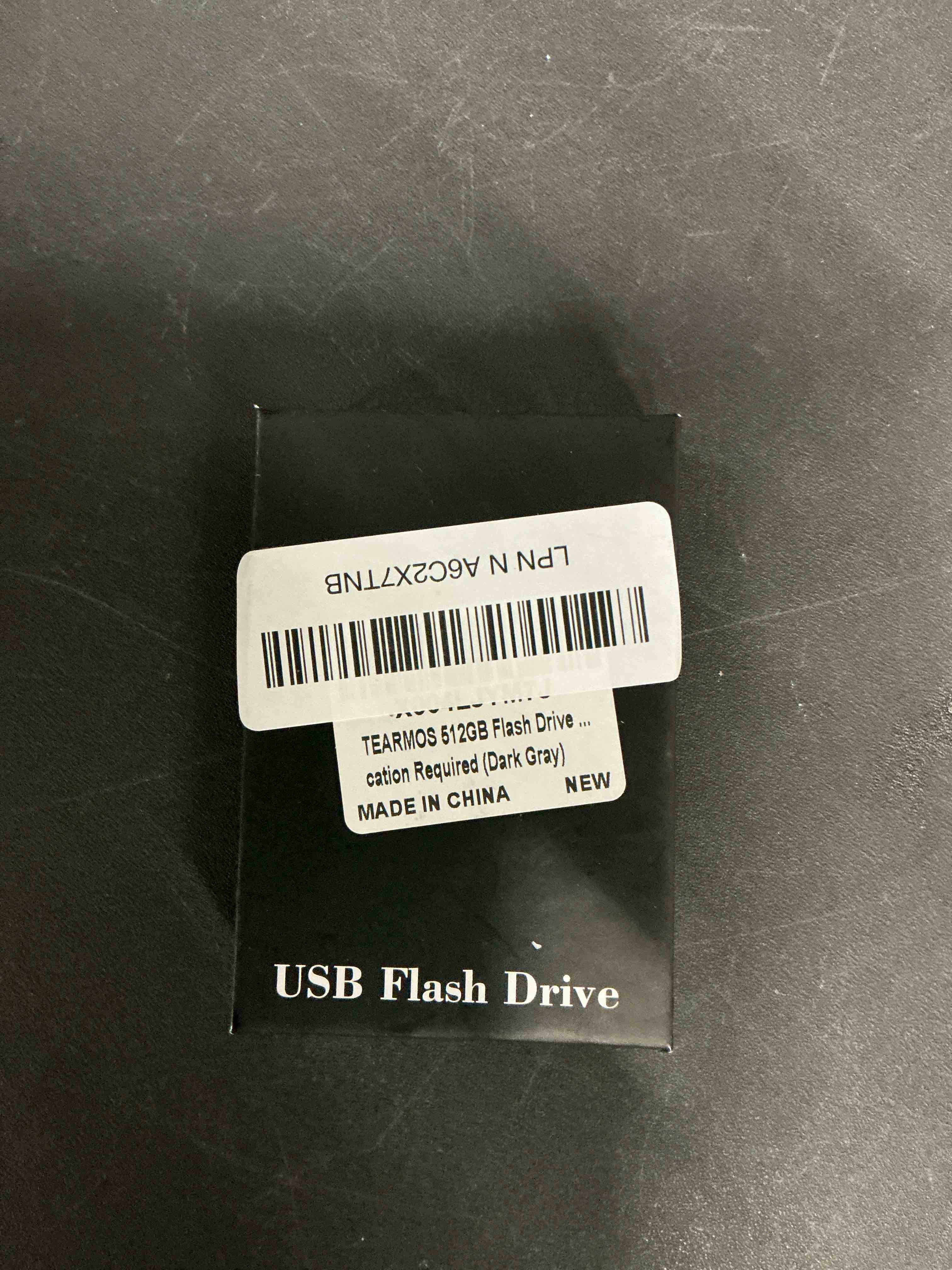 Condition photo showing New/Like New for 512GB Flash Drive Intended for iPhone iPad, Memory Stick Storage for Photos and Videos Backup, Compatible with iPhone iPad Android PC, Plug and Play, No Application Required (Dark Gray) 512GB Dark Gray