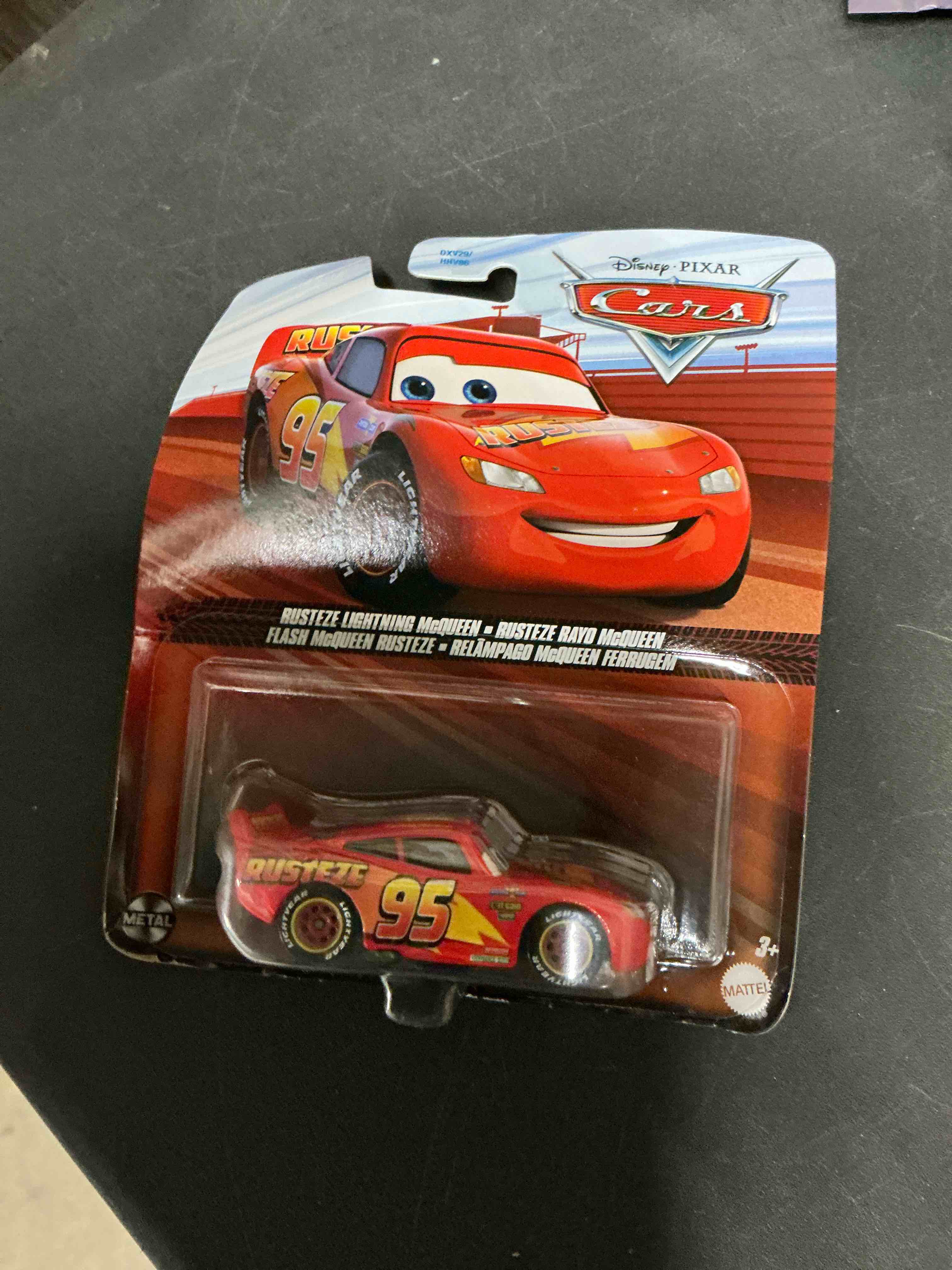 Condition photo showing New/Like New for Disney Cars Toys Cars 3 Rust Eze Lightning McQueen Die-Cast Vehicle