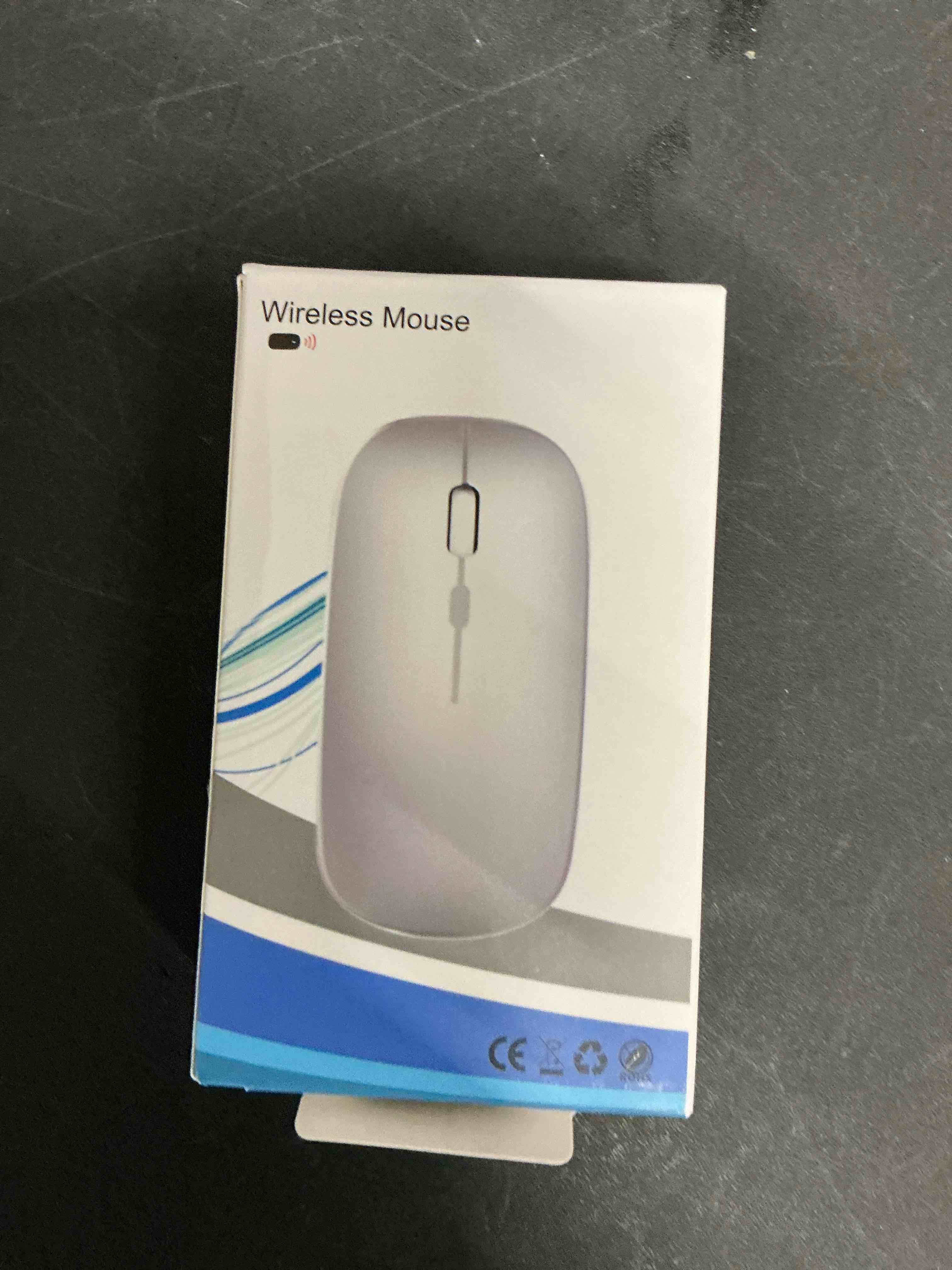 Condition photo showing Good Condition for Wireless Bluetooth Mouse Rechargeable Laptop Mice with LED Lights Silent Slim Use(BT5.2 and 2.4G Portable USB) Dual Mode Computer Mouse for Laptop/iPad/Tablet/Apple/Computer/Mac (Black)