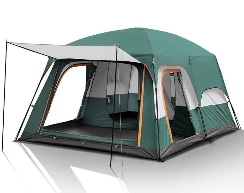 Eccomum 12-Person Family Cabin Tent with Divided Curtains