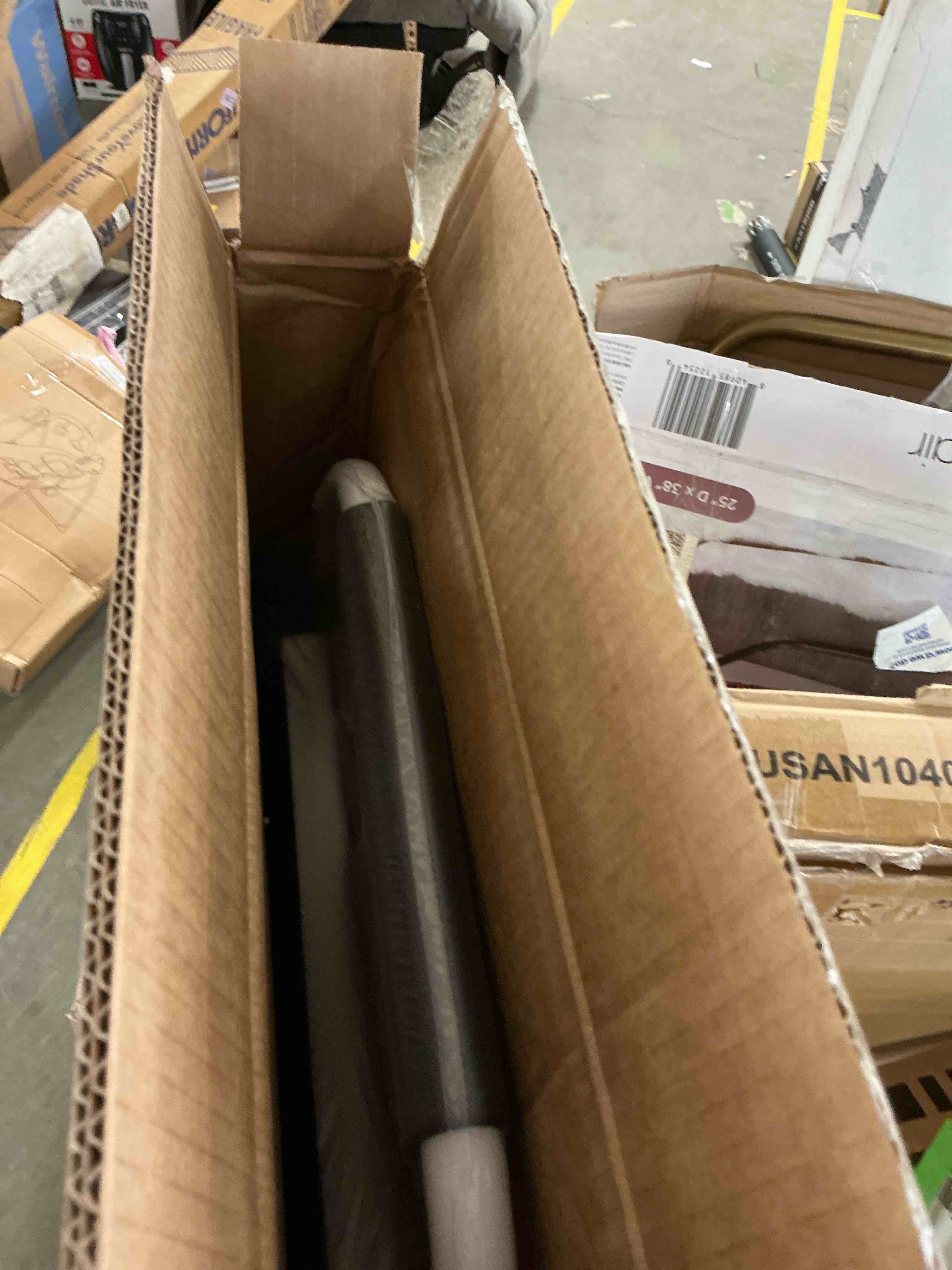 Condition photo showing New/Like New for CONCETTA 48 Inch Iron Stepstool, 2 Folding Stepstool with Non-Slip Pedals and Comfortable Handrails, Sturdy Steel Ladder Portable Heavy Duty Stepstool for Kitchen, Garage and Outdoor Use, White