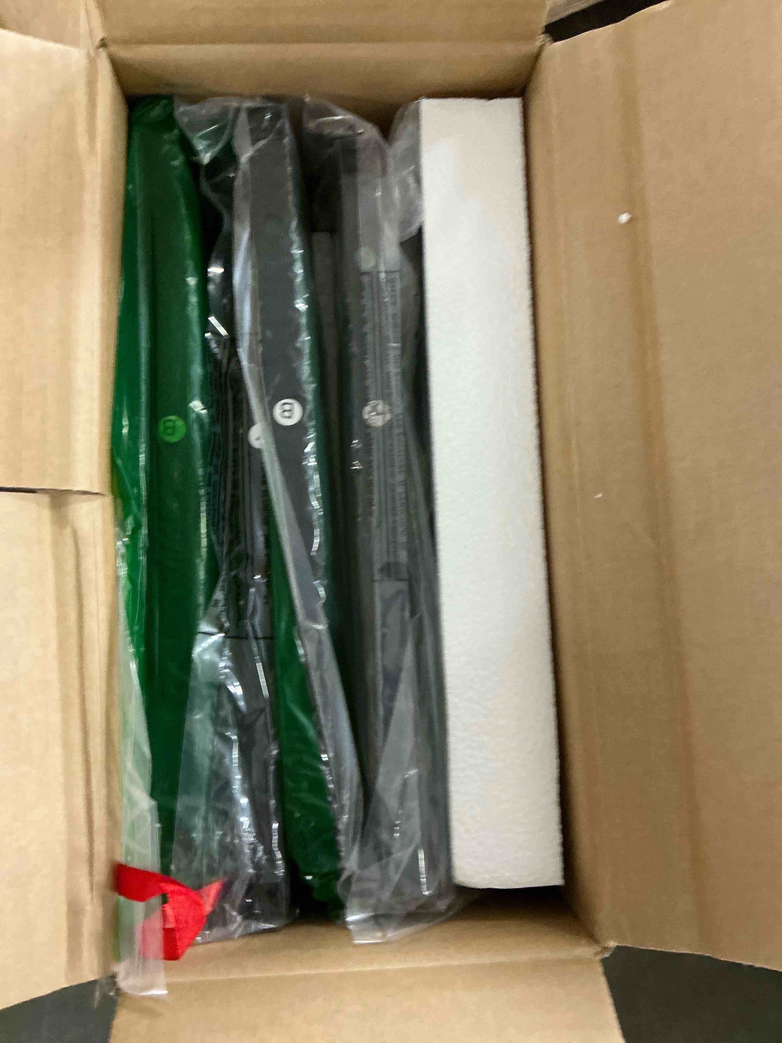 Condition photo showing New/Like New for edx Nightstand Set of 2, End Table Side Table with 2 Fabric Drawers Bedside Table for Bedroom, Closet, Dorm Black