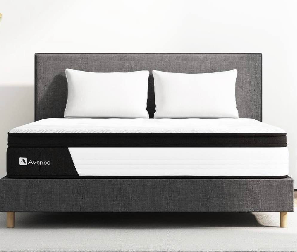 full size mattress avenco hybrid mattress full 12 inch full mattress in a box pocketed innerspring and memory foam mattress medium firm with pillow top supportive