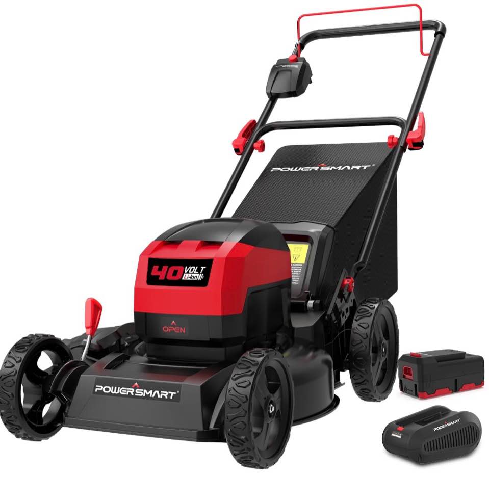 PowerSmart 40V 4.0Ah 17  Cordless Push Lawn Mower  with 3-in-1 Options