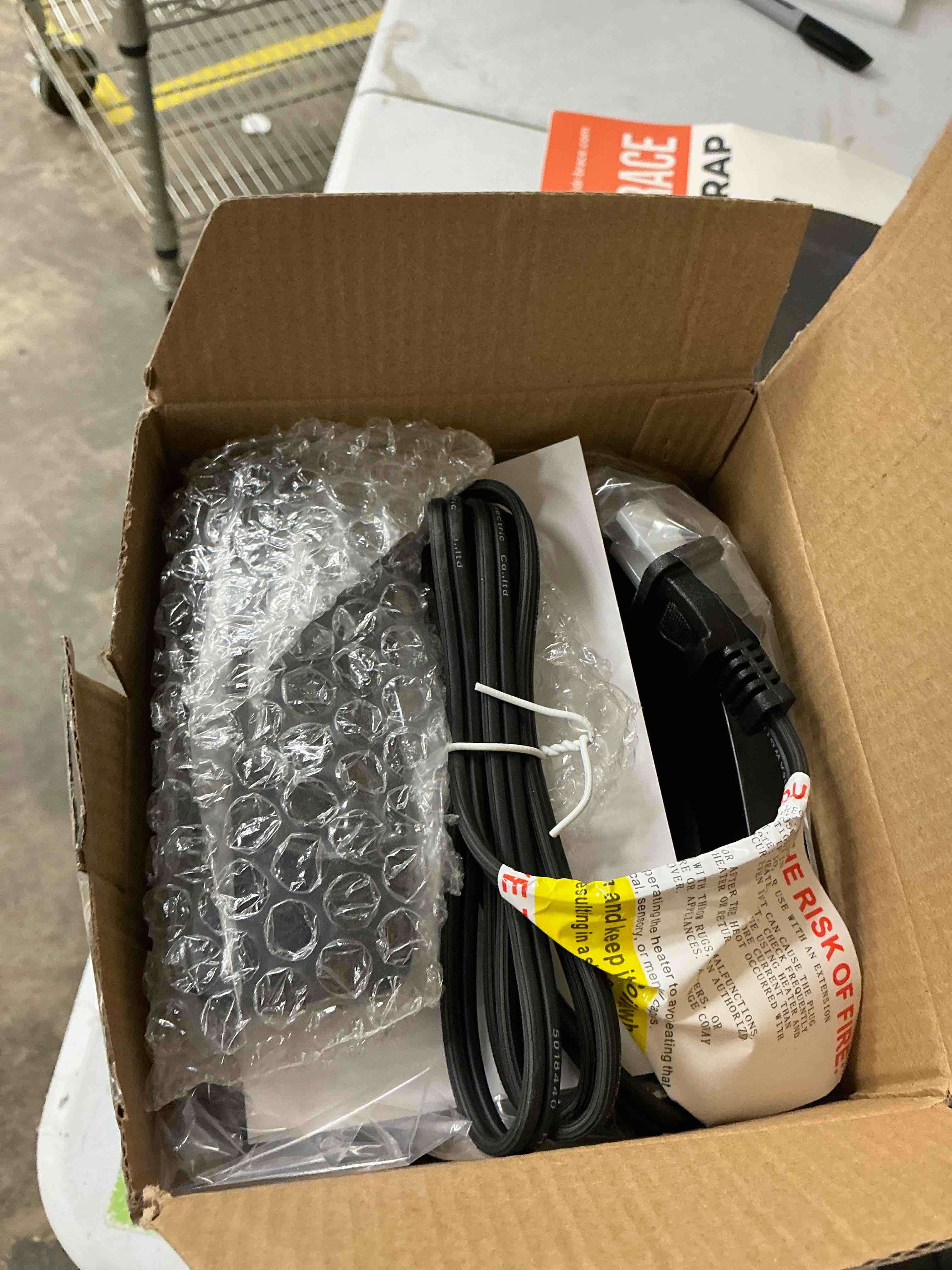 Condition photo showing Good Condition for small portable space heater for indoor use - vocrs 1500w ptc electric heater with thermostat, remote control, 12h timer, eco and fan mode, rapid and safe heating for bedroom, office