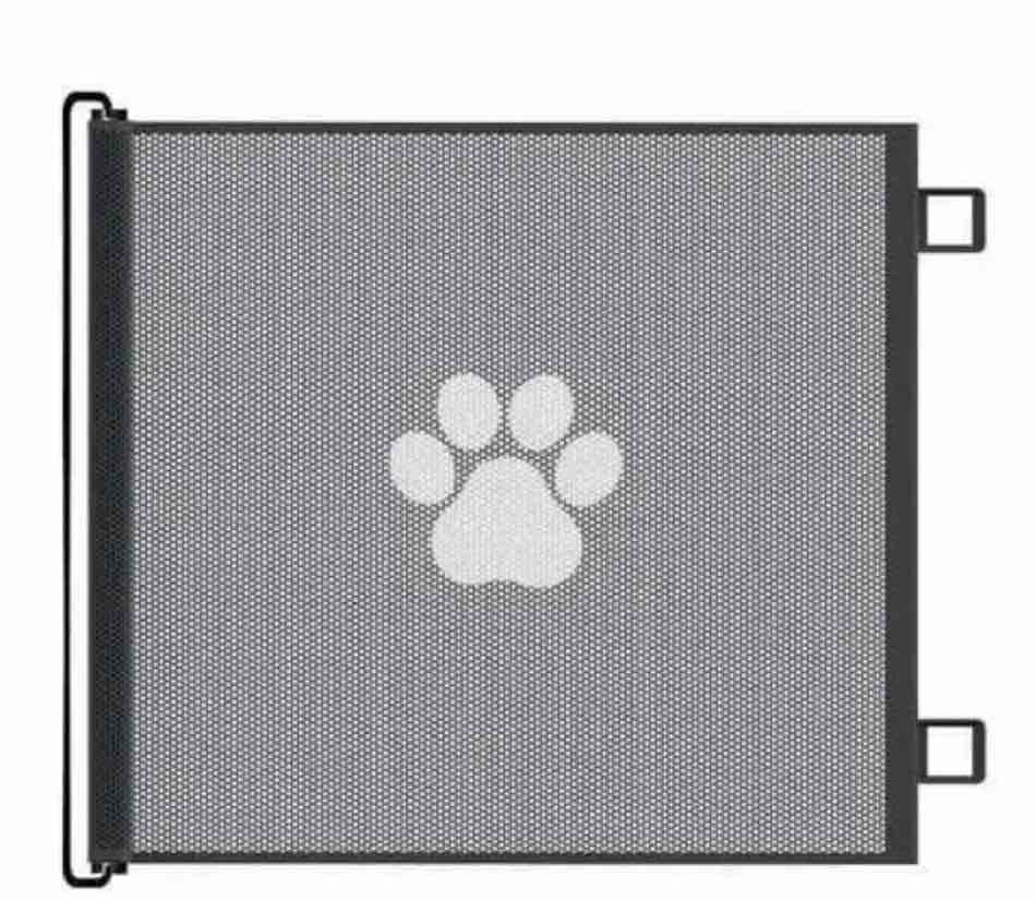 automatic rebound door barrier cloth pet gate?door gate? pet gate? dog door gate?small