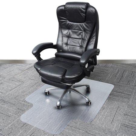 office chair mat for carpet 36” x 48” carpet protector mat sturdy carpet chair mat with studs for office home and gaming floor