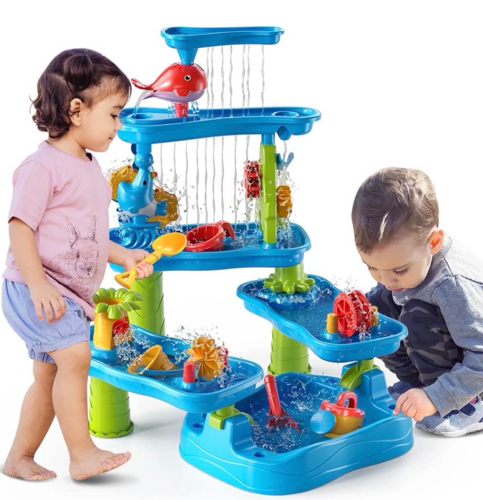 dinosaur planet kids sand water table sandbox table kids activity sensory play table summer outdoor toys boys girls gift(random color)