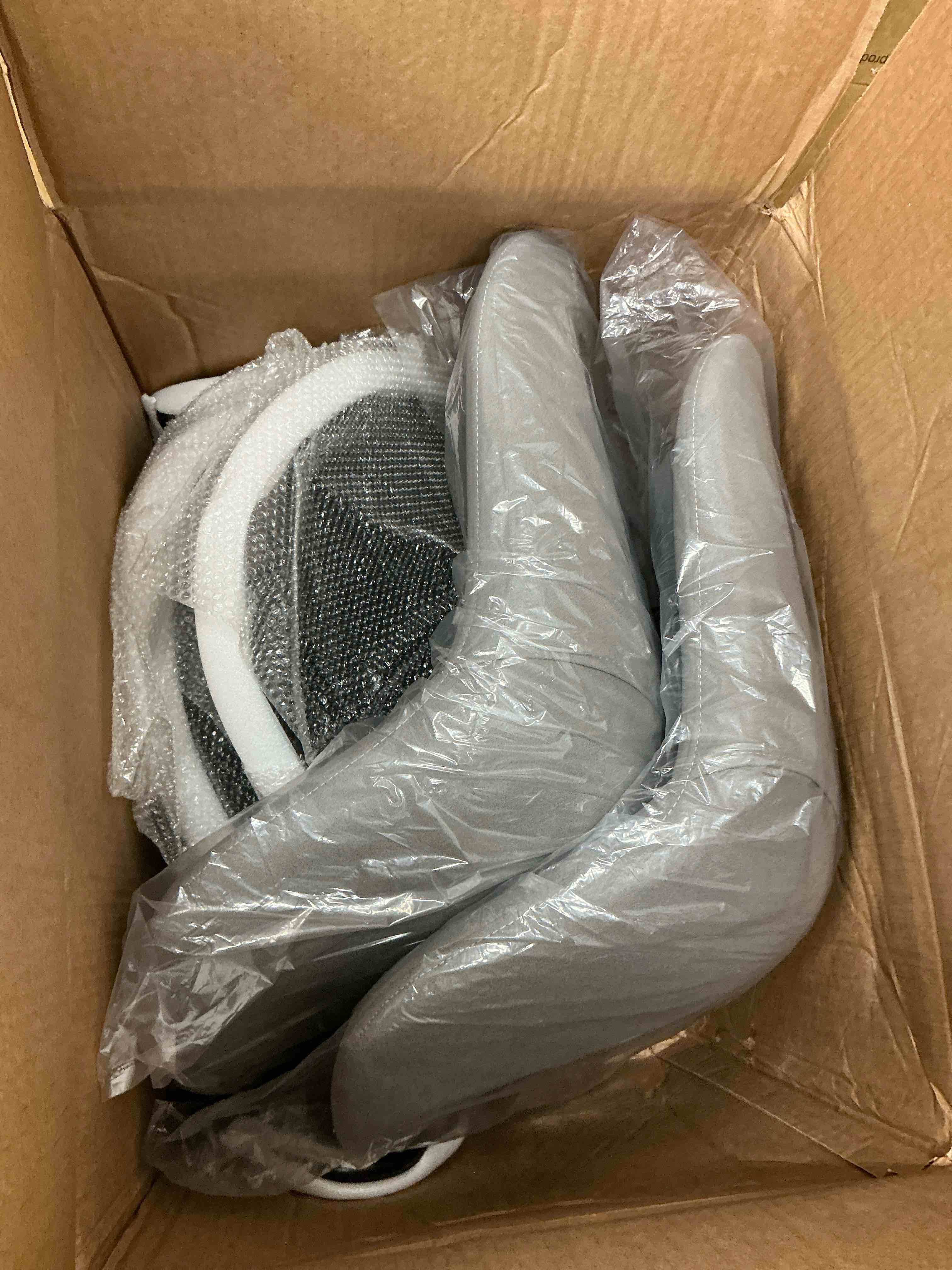 Condition photo showing New/Like New for hawsaiy adjustable bar stools set of 2, swivel counter height bar chairs with back, modern technical fabric barstools for kitchen island & home, dark gray