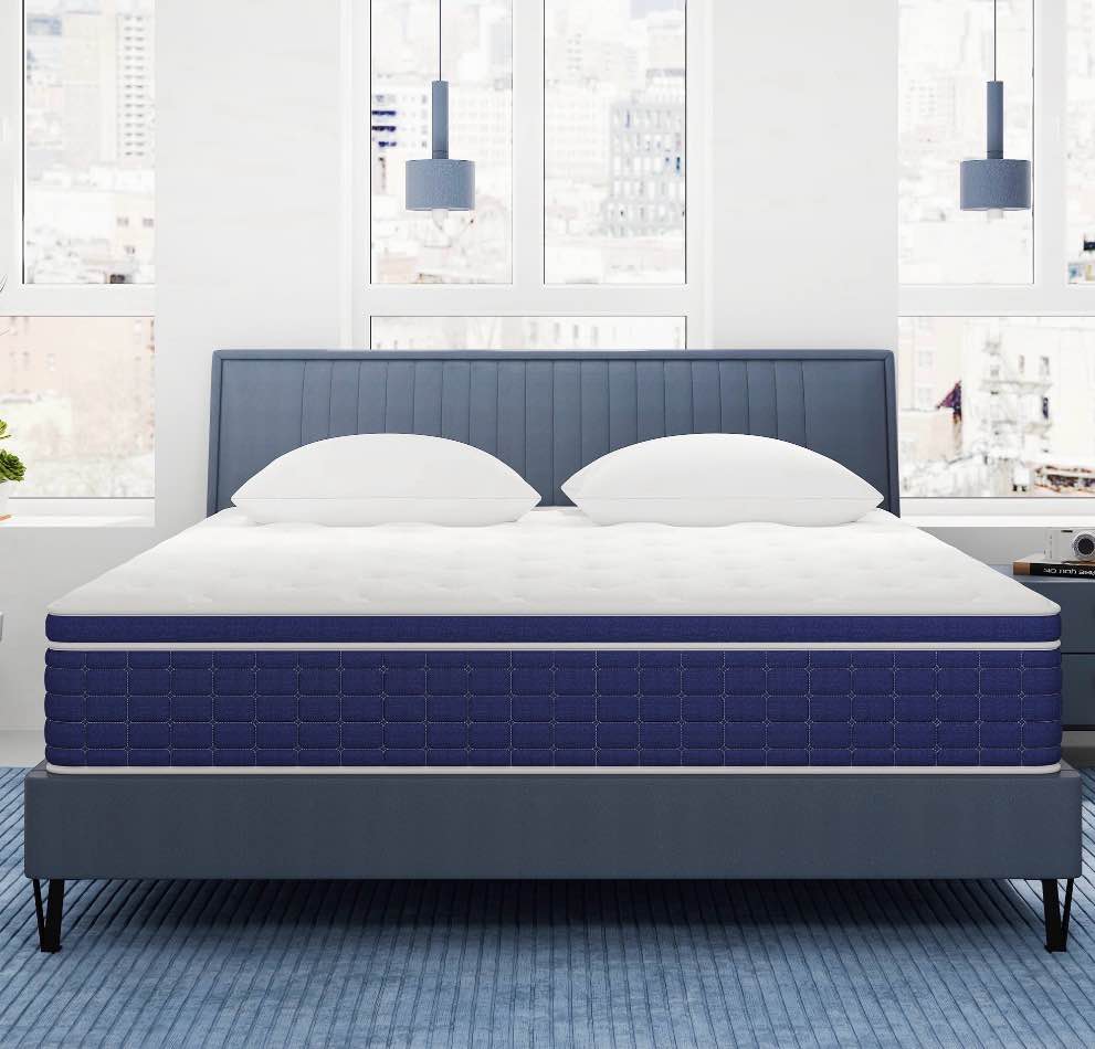 cicimlu 14 inch queen mattress ,hybrid mattresses medium firm in a box