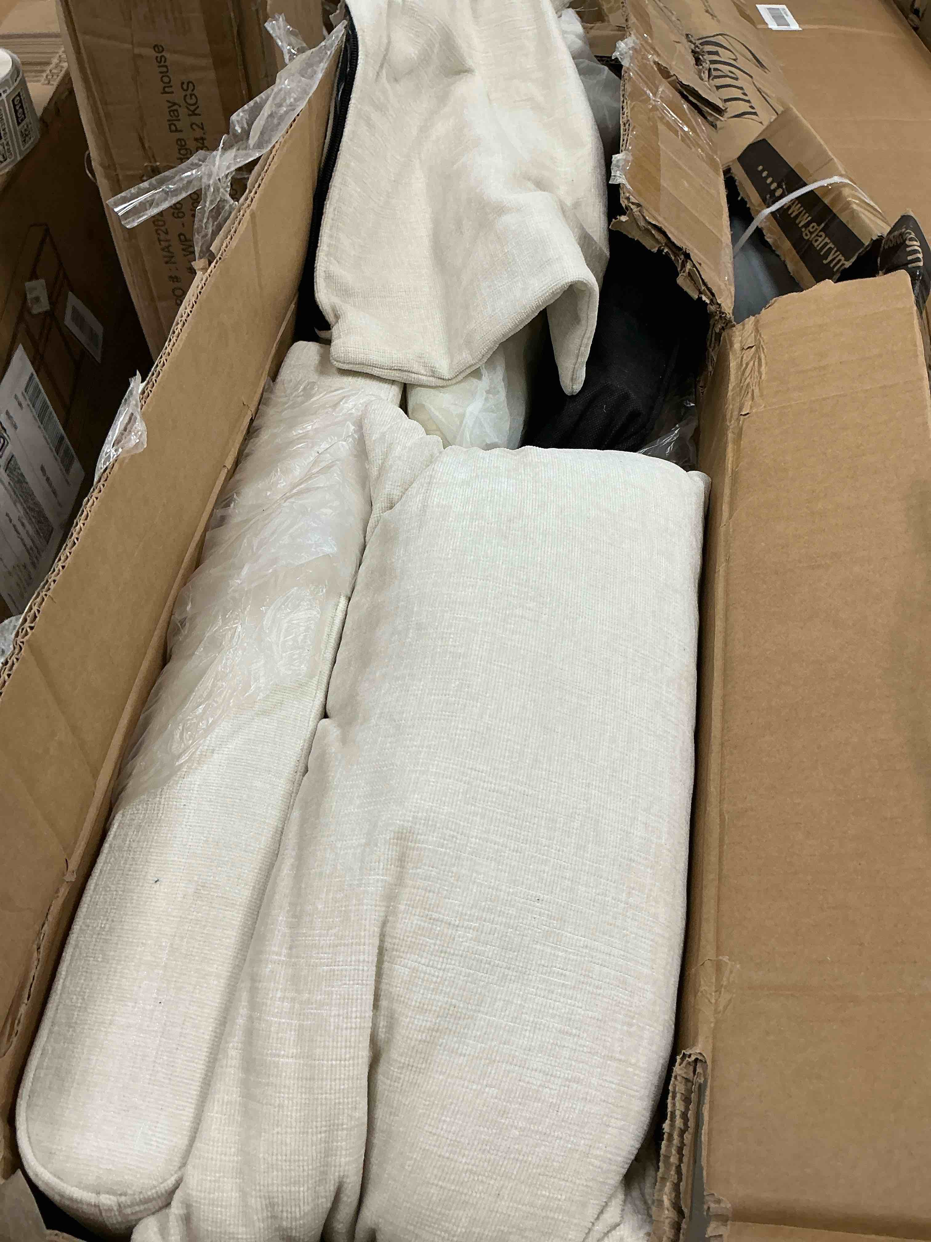 Condition photo showing Good Condition for bedluxury 47'' wide loveseat, 2-seat chenille sofa with 2 pillows for living room and small spaces, beige