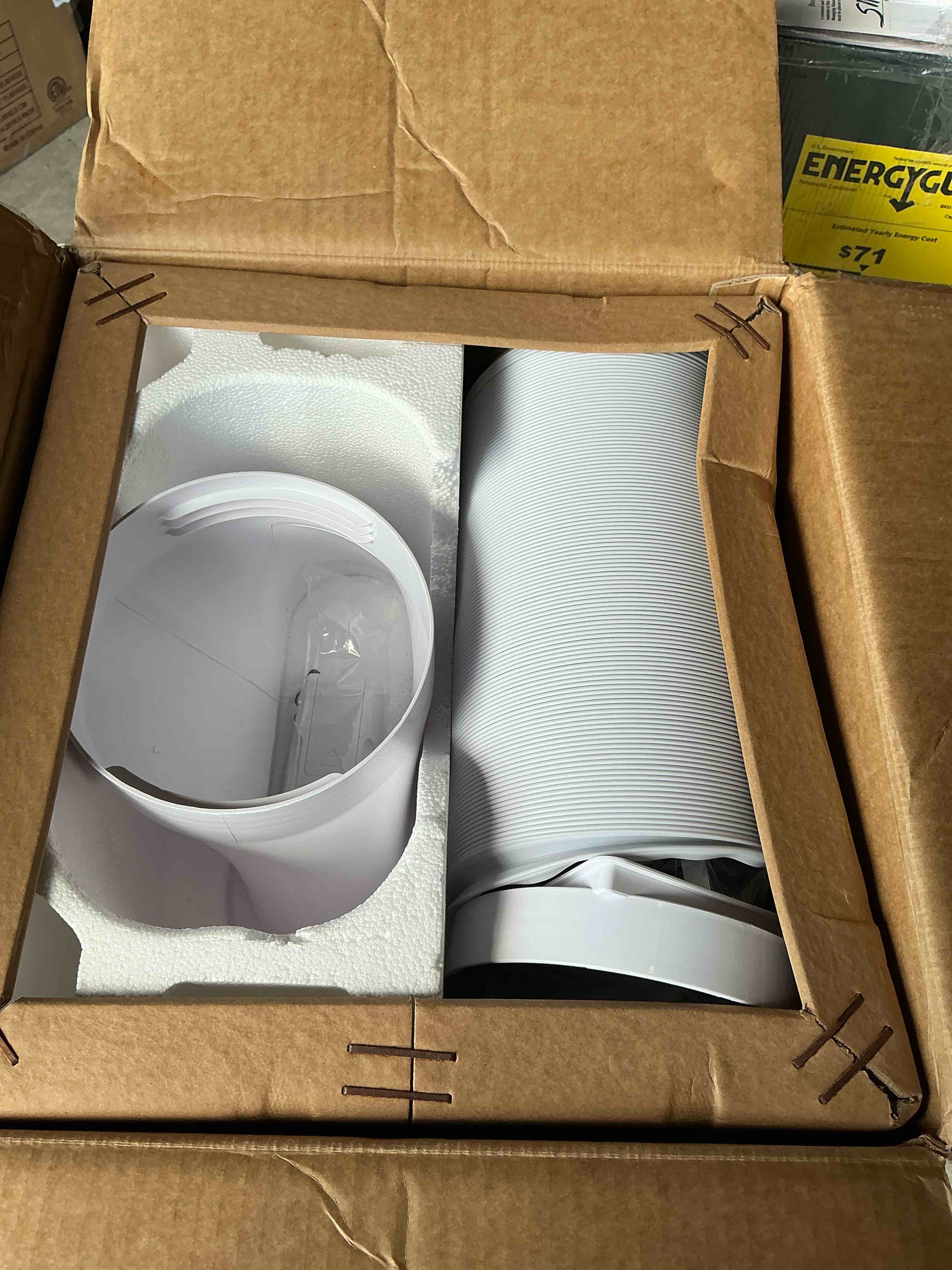 Condition photo showing New/Like New for simzlife portable air conditioner 8000 btu ashrae dehumidifier fan cool 3 in 1 ac with remote control