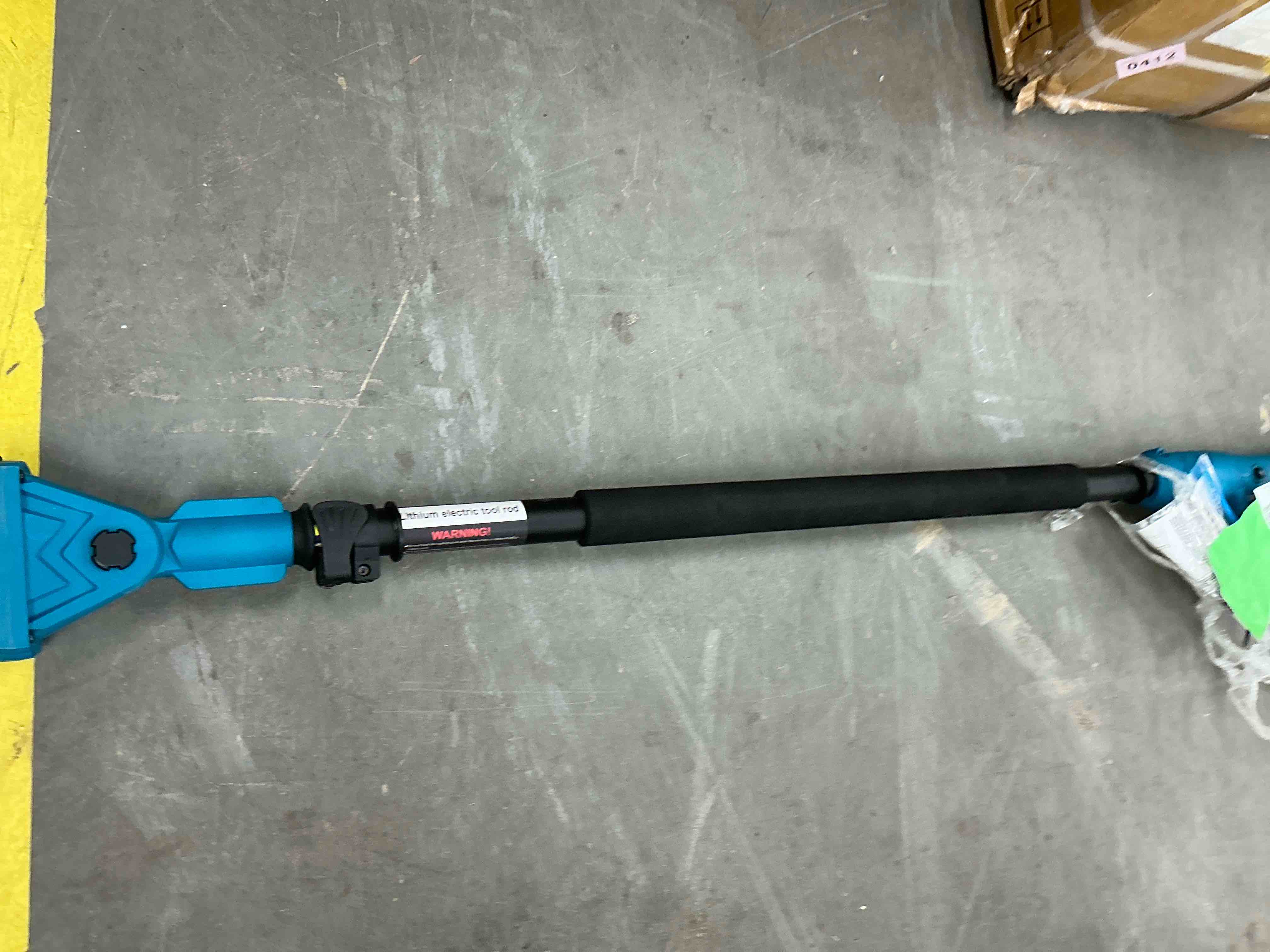 Condition photo showing As Is for hotree 2 in 1 cordless pole saw, 6-inch pole chainsaw mini handheld chainsaw, 15 ft extension pole saw for effortless tree trimming