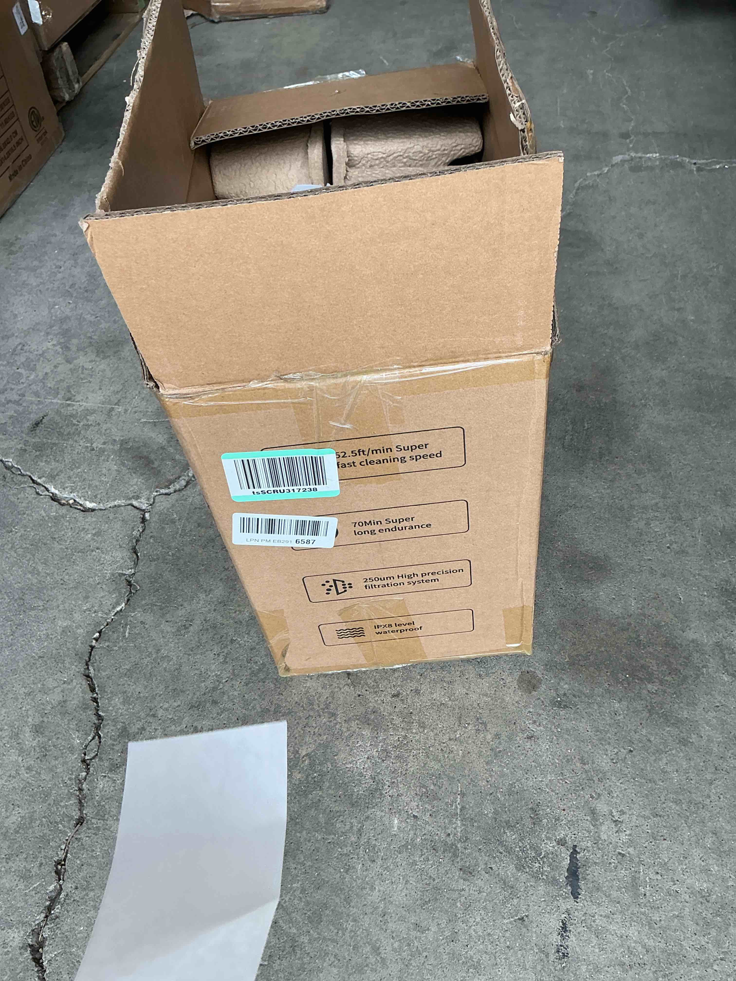 Condition photo showing Good Condition for lydsto cordless robotic pool cleaner-pool vacuum for in ground pools with wall climbing-lasts up to 180 mins, quad-motor, smart navigation, ipx8 waterproof, for most pools up to 2,000 sq.ft, sliver