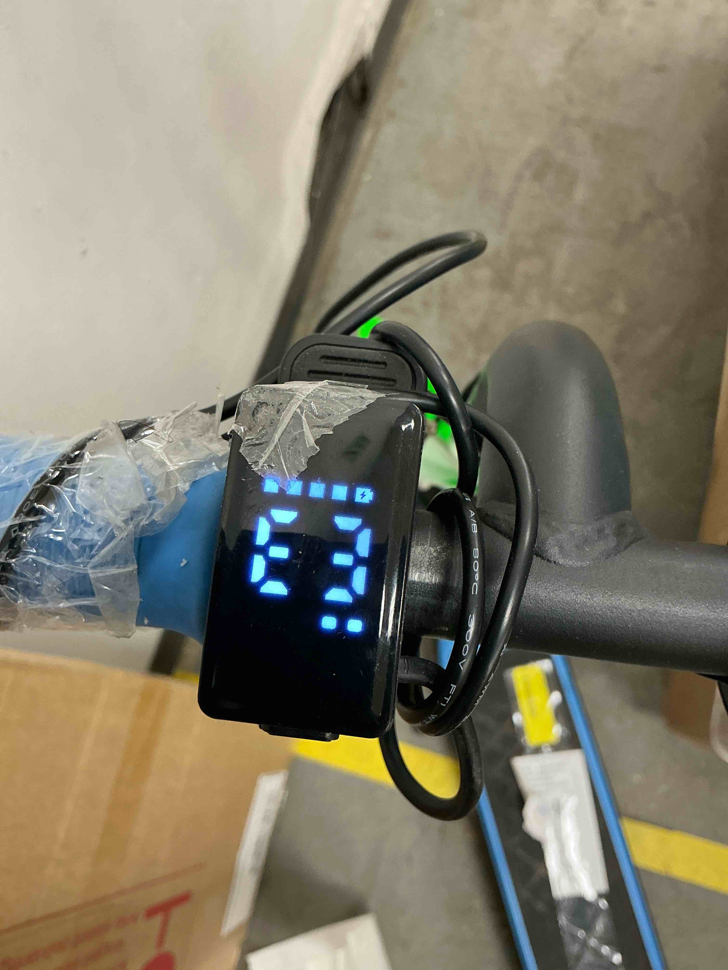 Condition photo showing Good Condition for hovermax kids electric scooter - ages 6-12 10mph 9.3mi range w/ 7-color lights & 7 tires
