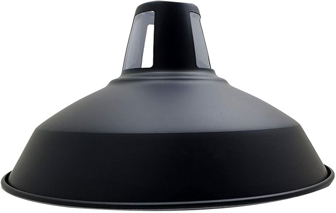 Pendant Light Ceiling Lamp?Easy Fit Light Pendant - Modern Ceiling Lighting Shade for Bedroom, Hallway, Office, Café, Metal Easy Fit Lampshade Retro Industrial Ceiling Lighting Shade Hanging Pendant B