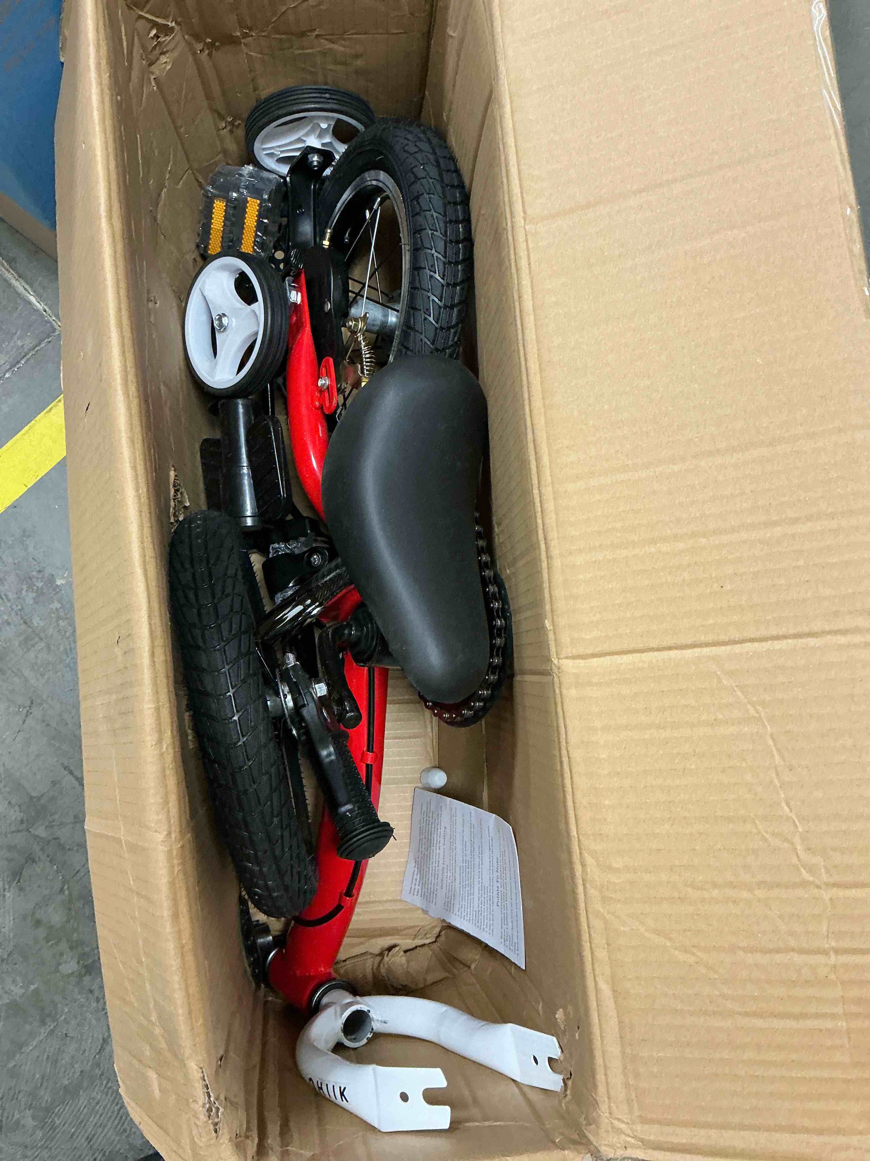 Condition photo showing Good Condition for ohiik balance bike 2 in 1 for kids 2-7 years old balance to pedals bike 12 14 16 inch kids bike with pedal kit training wheels brakes