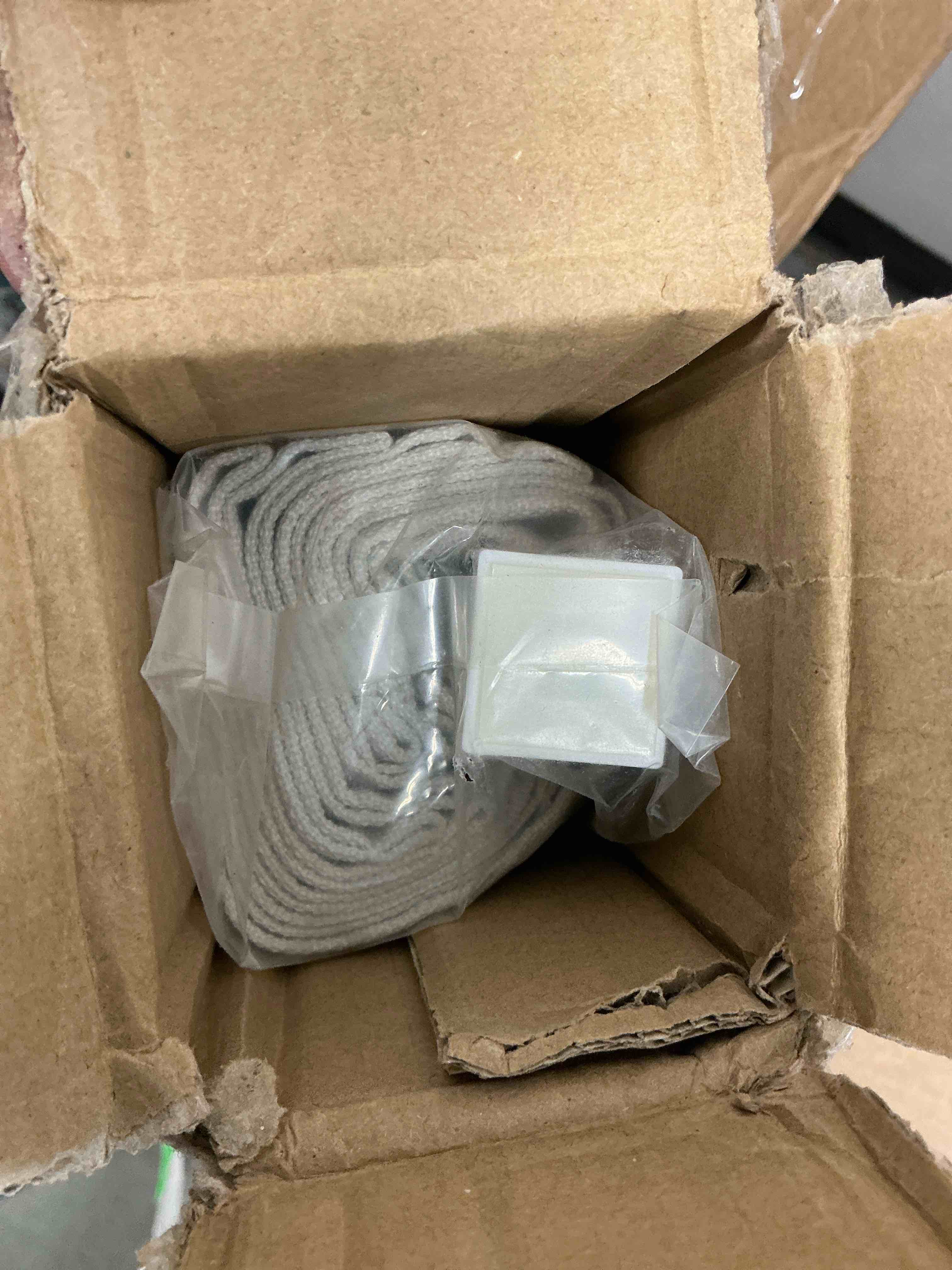 Condition photo showing New/Like New for lazblinds no tools no drill cordless roman shades for windows blackout thermal insulated uv blocking window blinds room darkening fabric blinds for indoor windows 35 w x 64 h off white