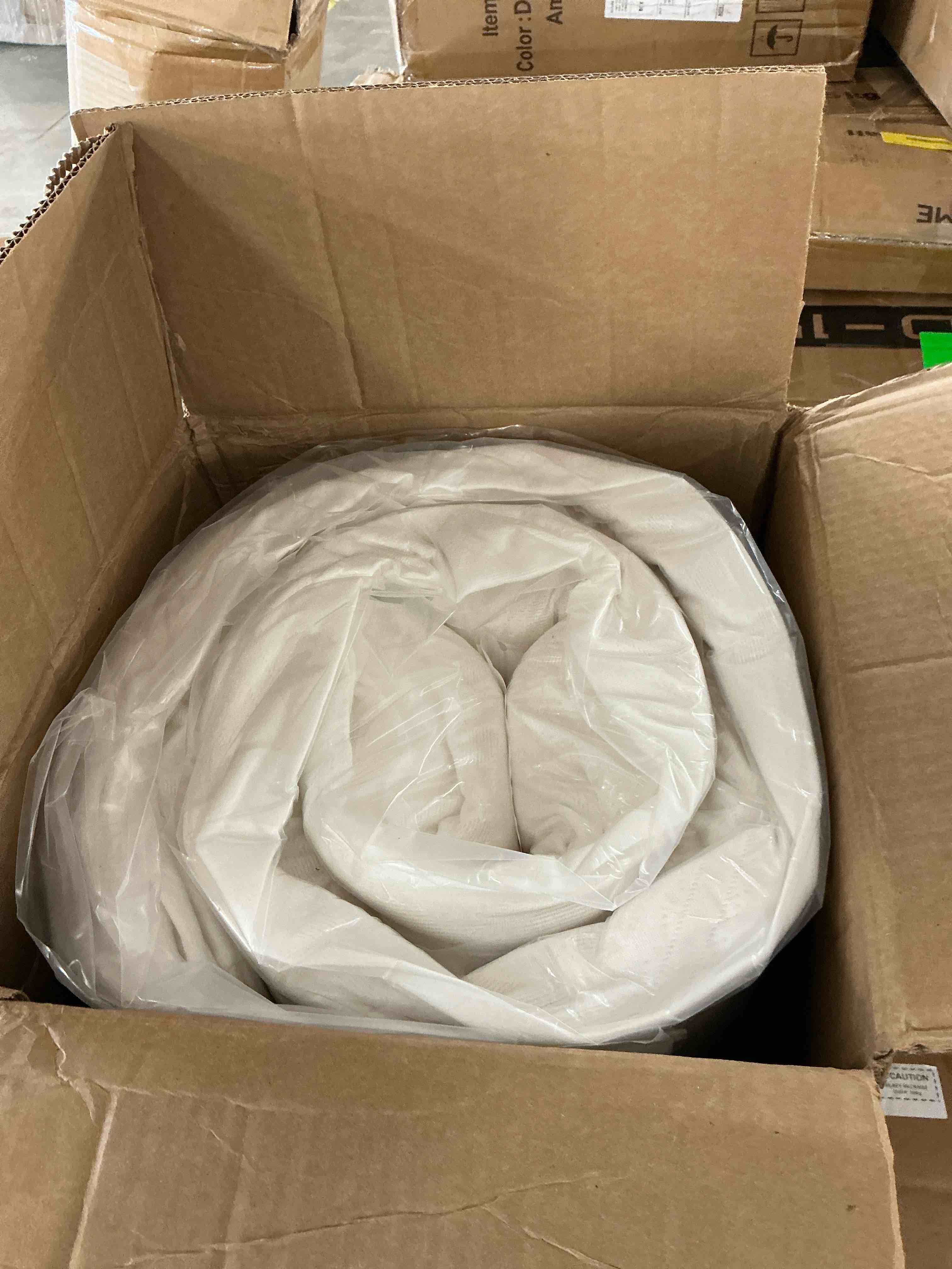 Condition photo showing New/Like New for mlily ego white 10 inch memory foam mattress twin xl size mattress in a box medium firm