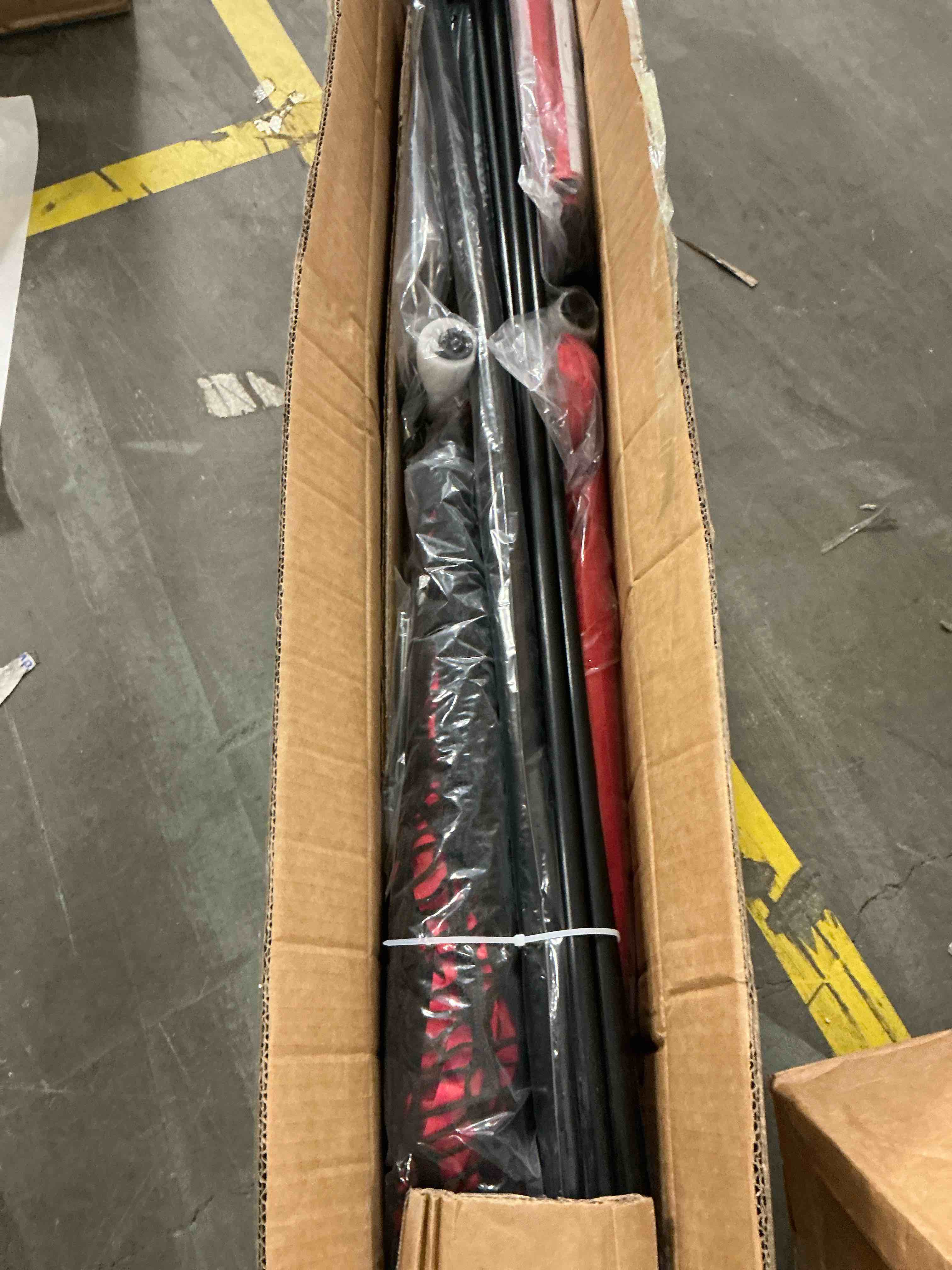 Condition photo showing New/Like New for specstar 7x7ft baseball softball practice net with strike zone target tee and carry bag  red