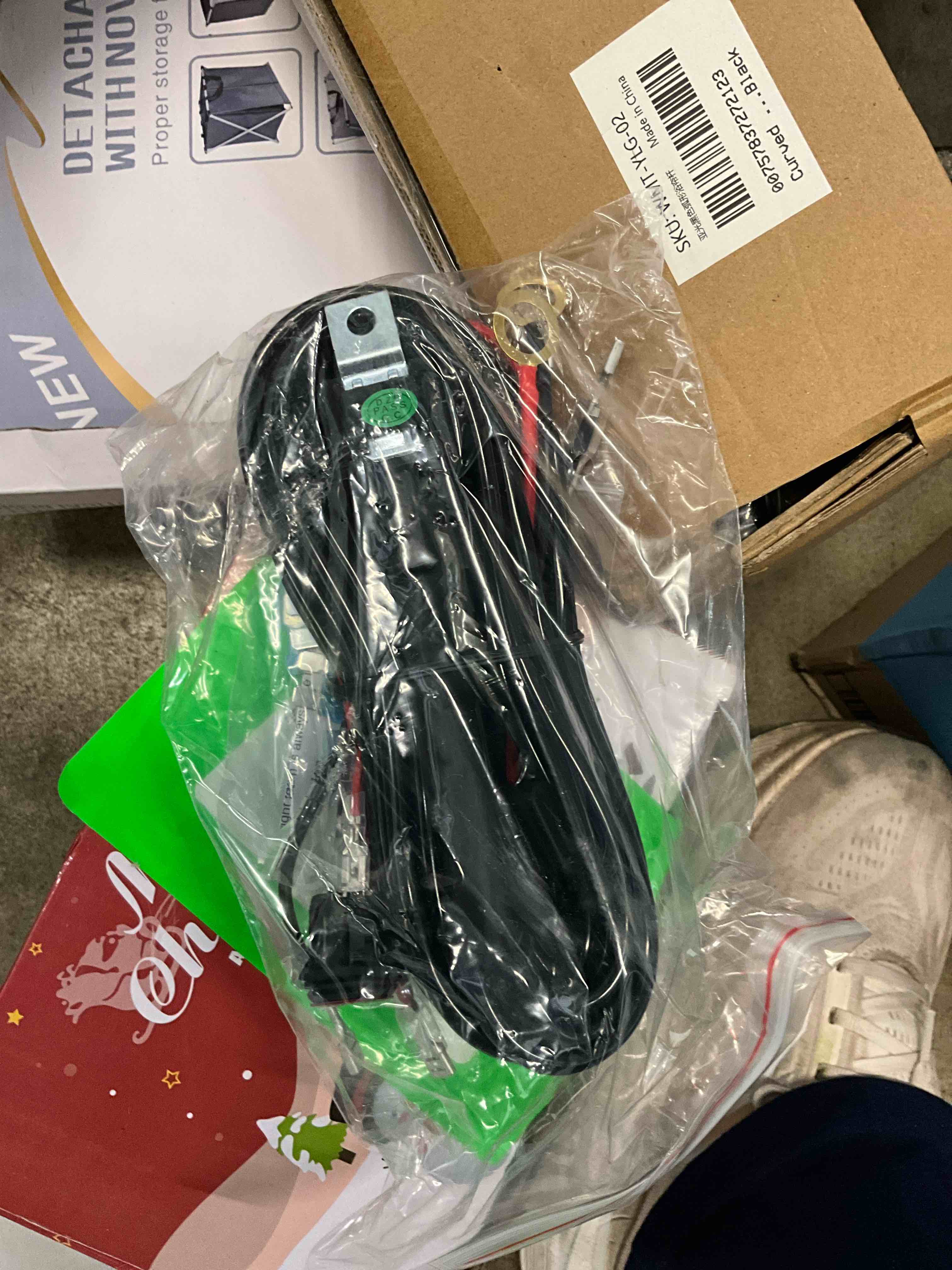 Condition photo showing Good Condition for nilight led light bar wiring harness kit - 2 leads 12v 16 awg on off switch power relay blade fuse for off road lights work light black