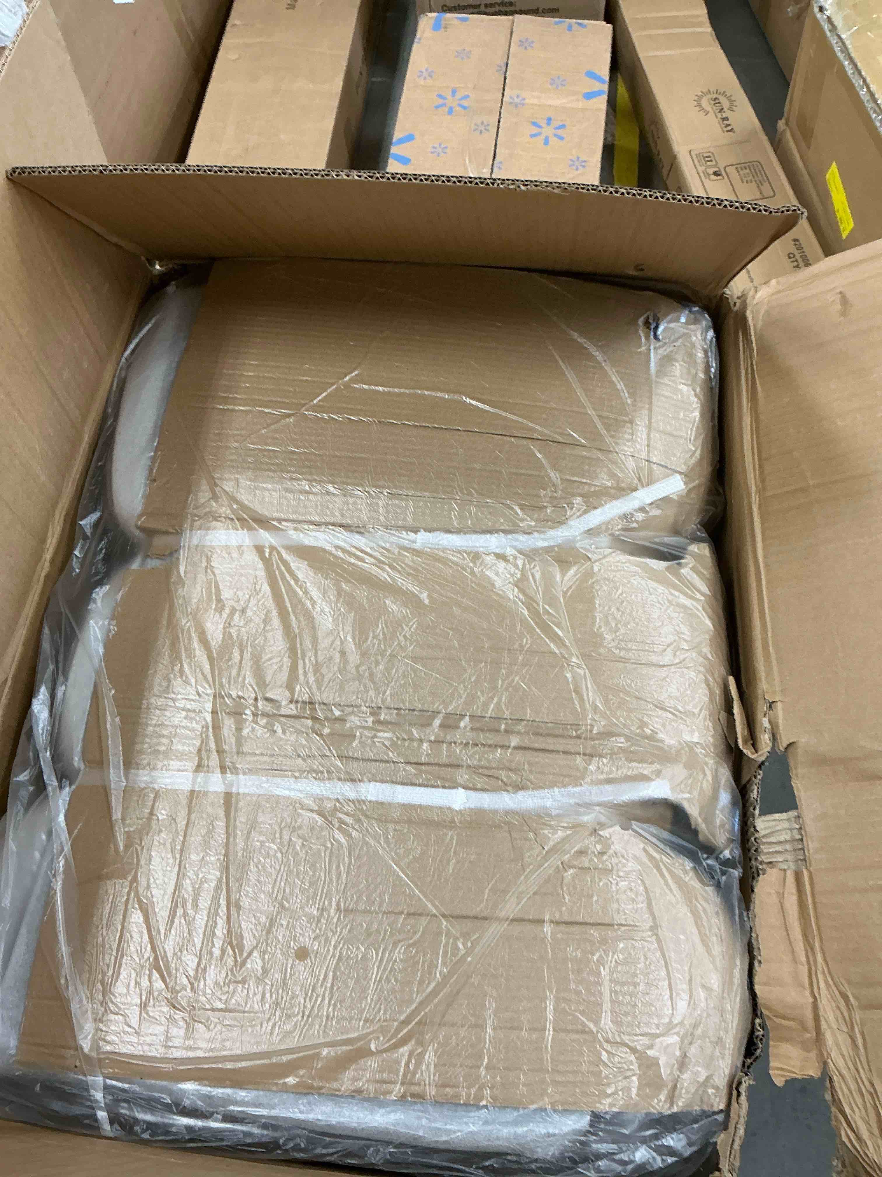 Condition photo showing New/Like New for jonpony rocker recliner chair, ergonomic lounge chair for living room,small spaces with rocking function,side pocket,brown