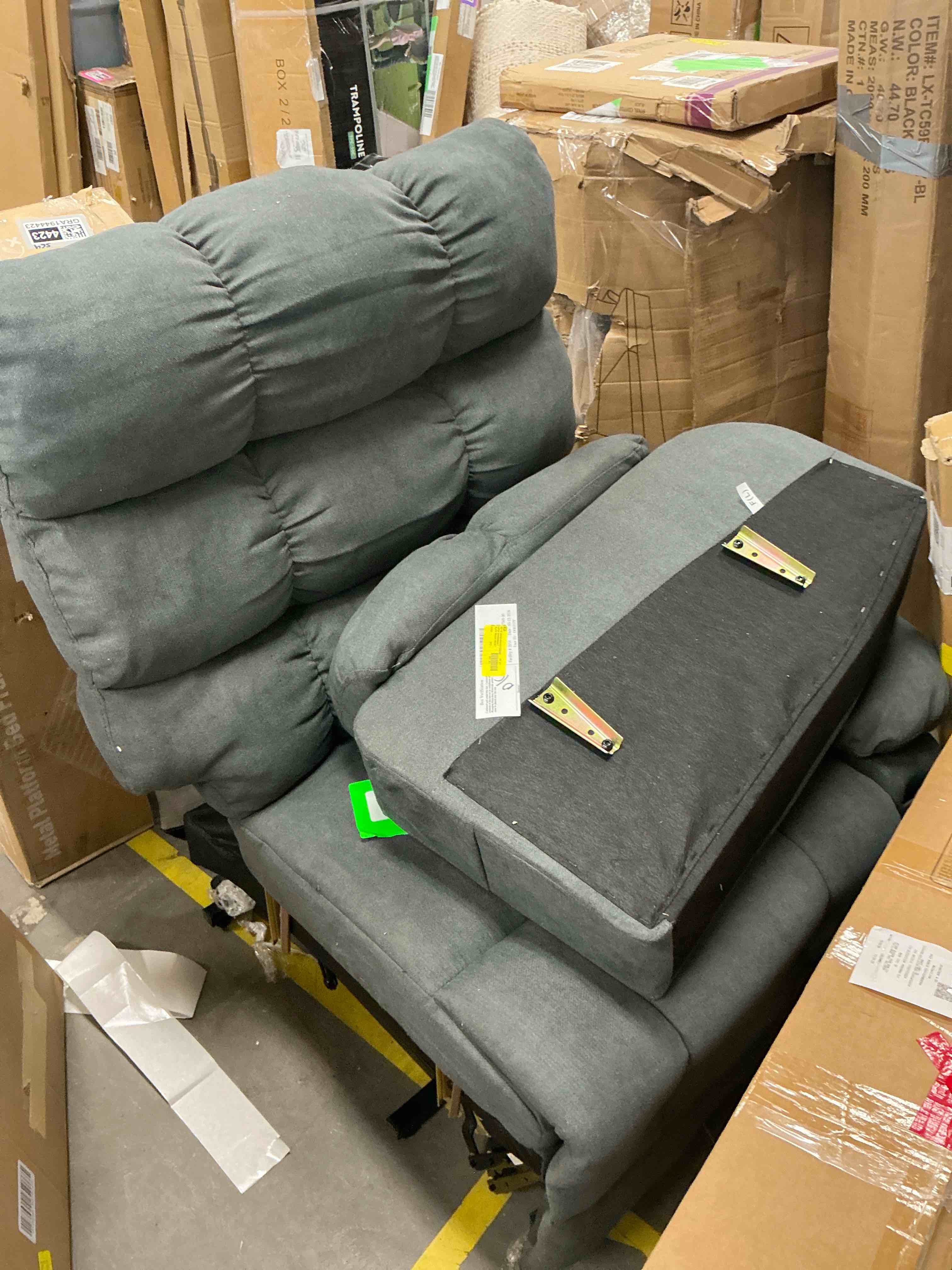 Condition photo showing Good Condition for jonpony power lift recliner chair recliners for elderly with heat and massage recliner chair for living room with infinite position and side pocket,usb charge port,grey