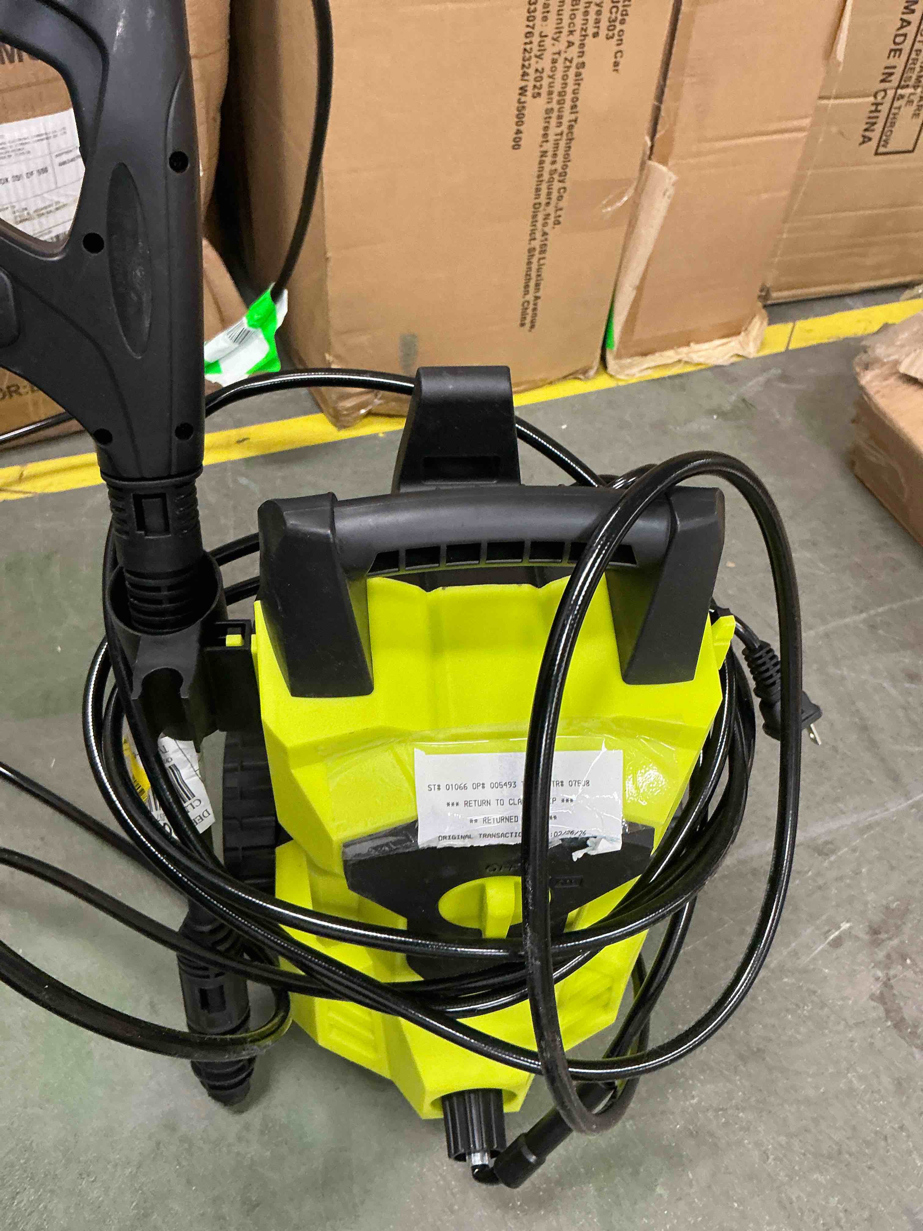 Condition photo showing Good Condition for untimaty 4000 psi 2.8 gpm electric pressure washer 2000w power washer with 10.15us gal foam cannon, 6.56ft power cord and 26ft pressure hose,3/4" fght+1/2"mnpt+1/2"fght adapter
