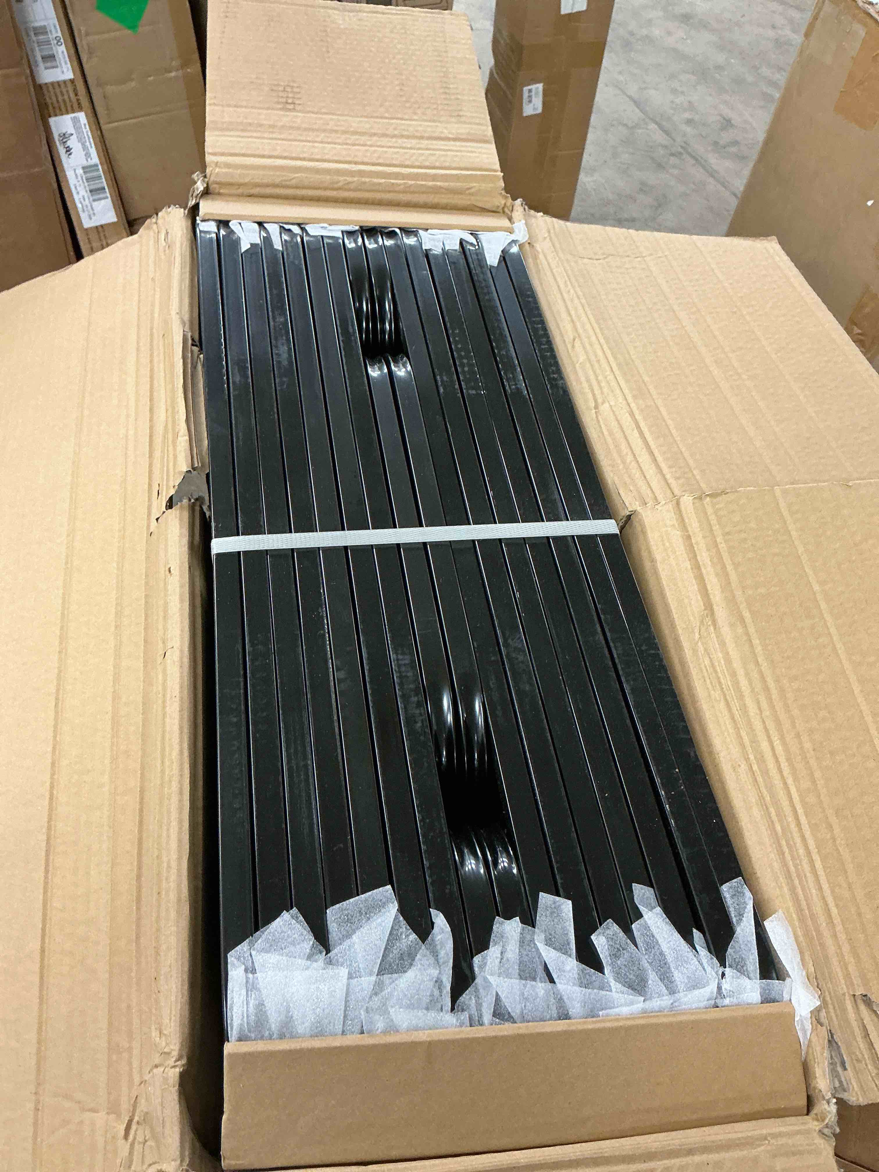 Condition photo showing New/Like New for barebones 16-panel dog playpen heavy duty portable pet fence with easy access door panel 32 high