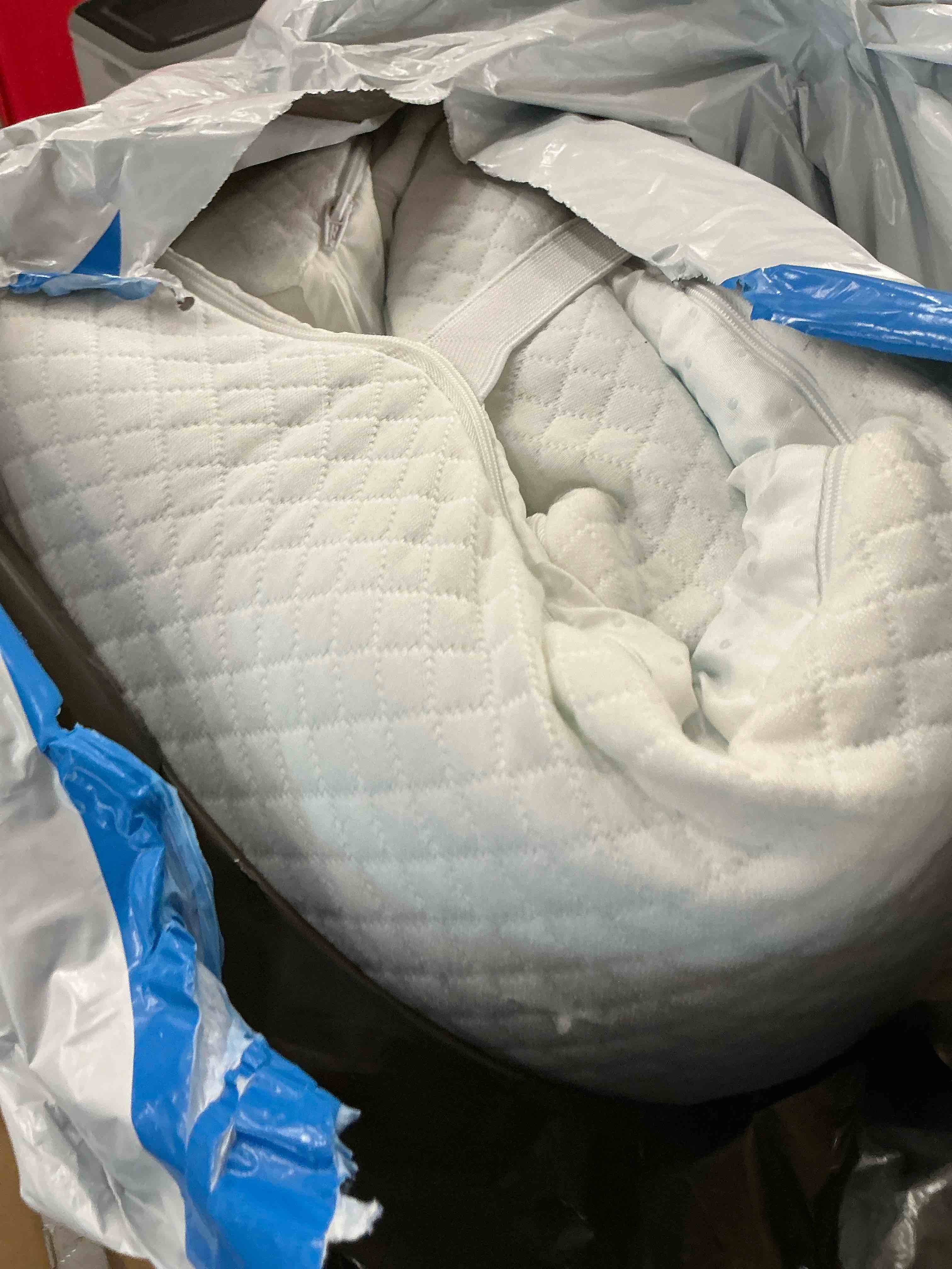 Condition photo showing Good Condition for concetta 2 inch twin gel memory foam mattress topper twin size, bed topper with removable soft cover, white