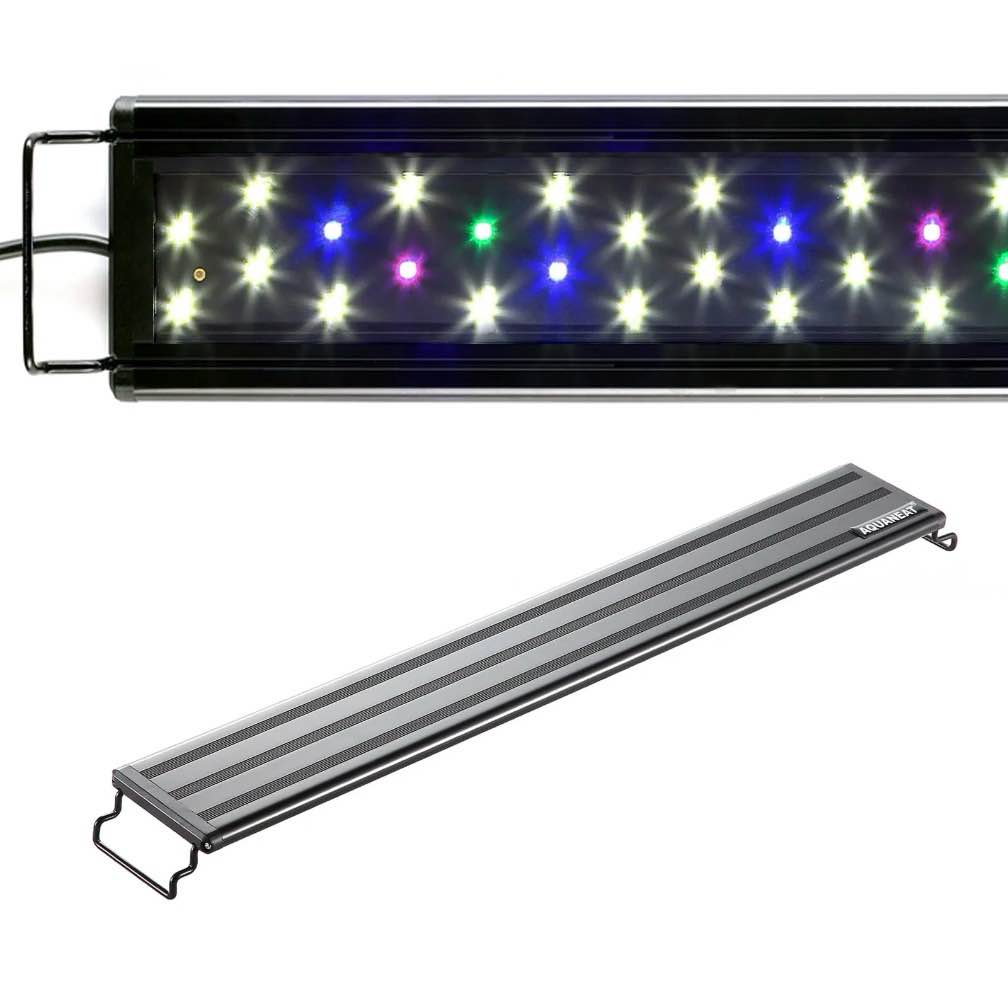 aquaneat led aquarium light multicolor full spectrum 48-54 inch fish tank light