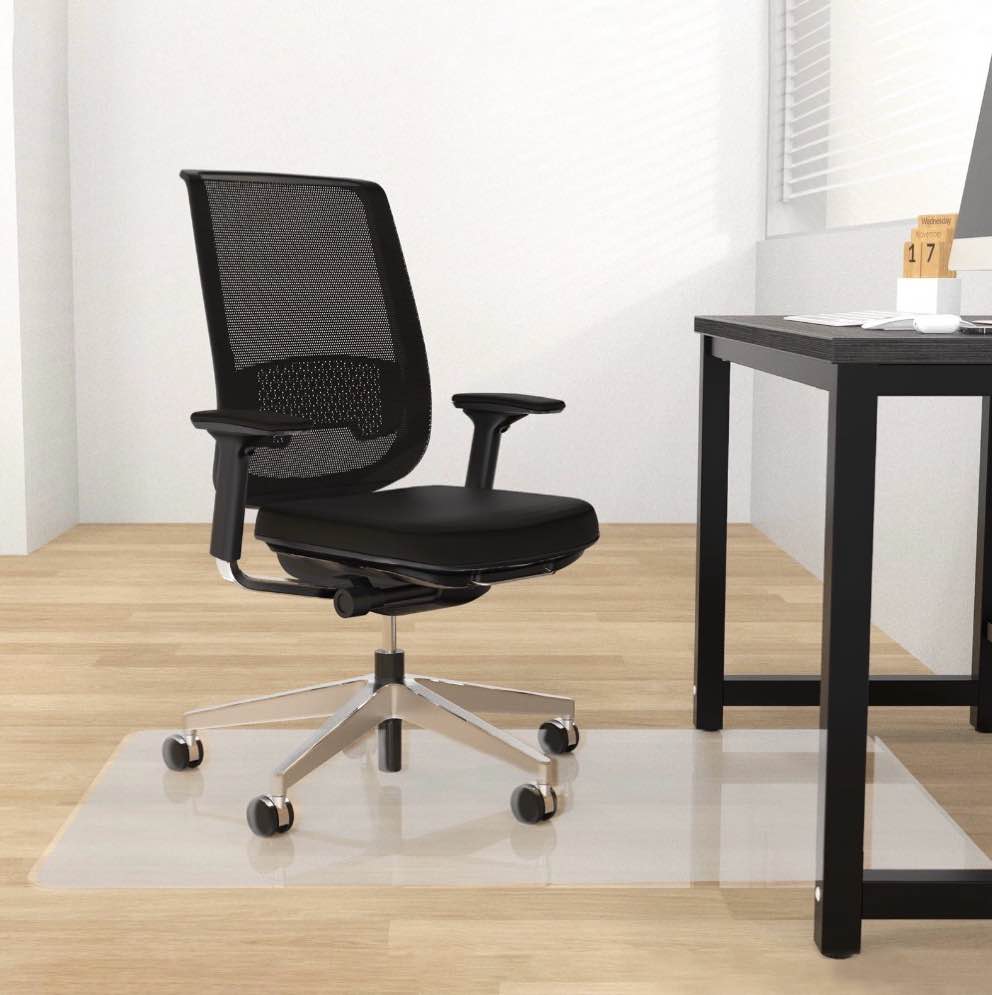 Office Chair Mat for Hardwood Floor,Computer Desk Chair Mat for Floors,Floor Protector for Under Desk Chair Mat Plastic Floor Mat 36"x48"