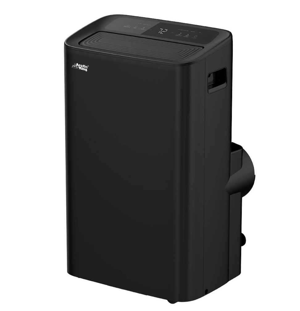 restored actic king 10,000 btu smart wi-fi portable air conditioner, 450 sq. ft., white, (refurbished)