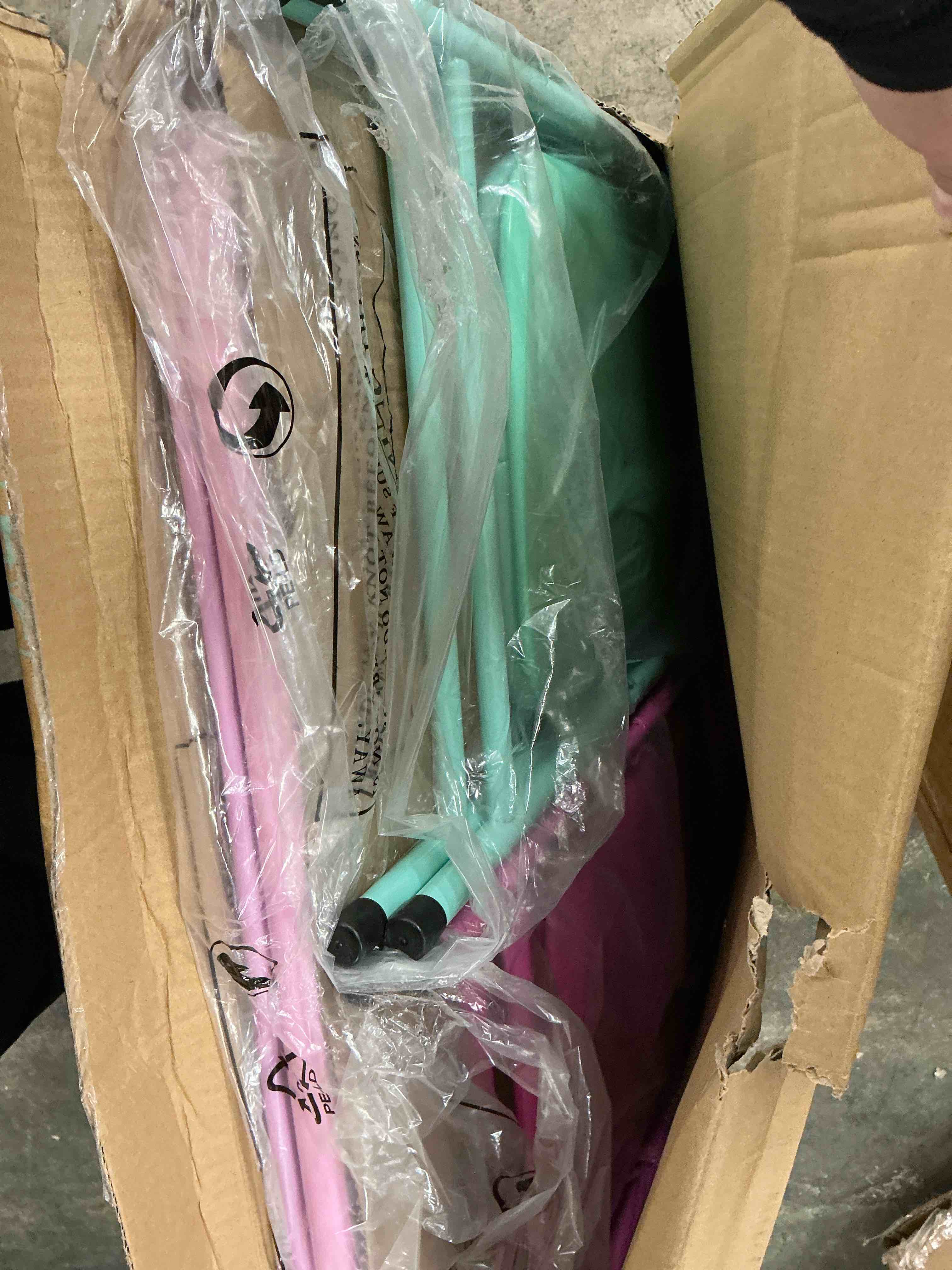 Condition photo showing Good Condition for little nest 3 piece pink table and chair set