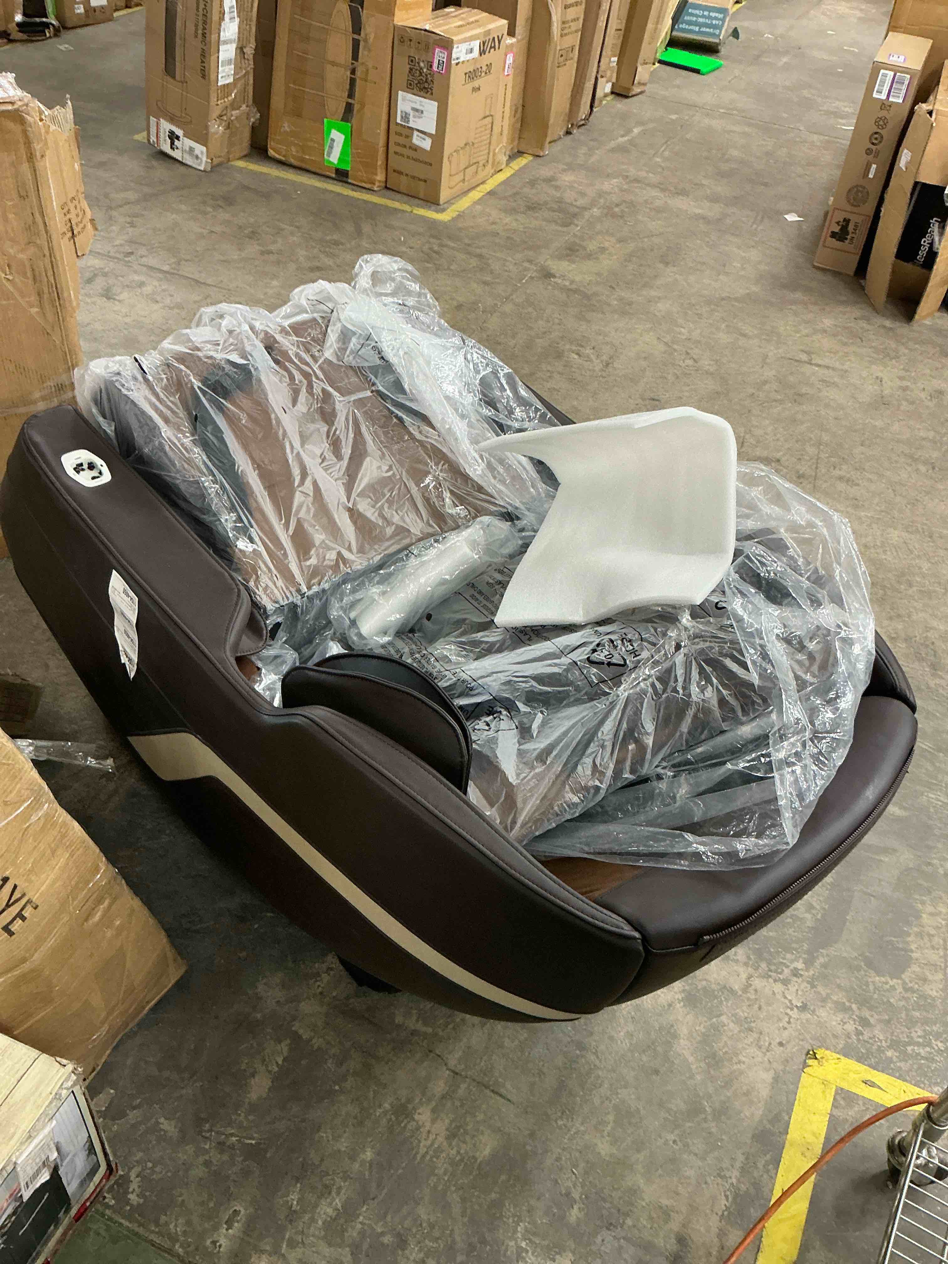Condition photo showing As Is for bosscare full body massage chair on clearance