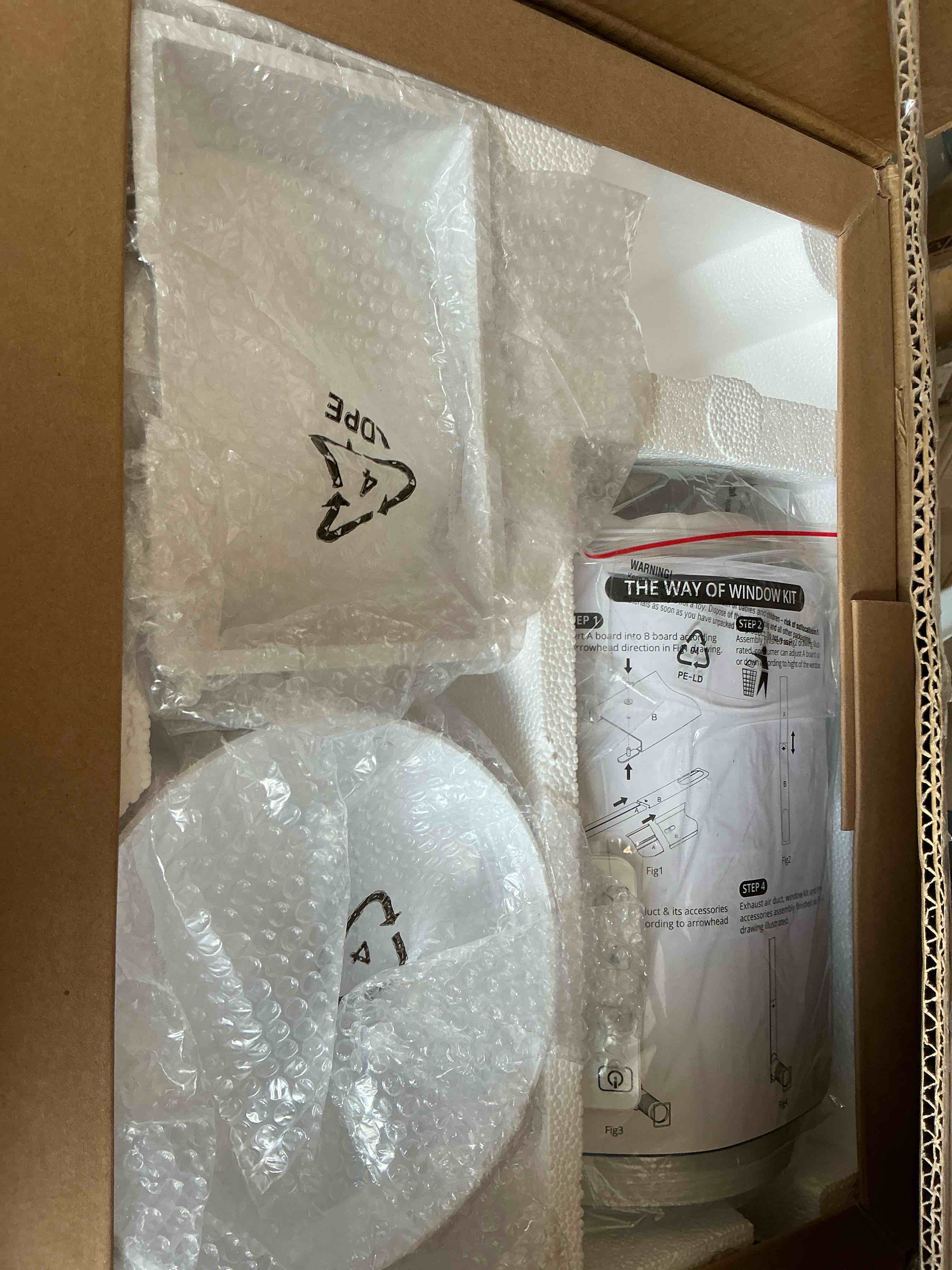 Condition photo showing New/Like New for humsure portable air conditioner 14000 btu ,suitable for 420 sq ft of rooms, floor standing air conditioning ac unit with remote control and installation kit, 5-in-1 function