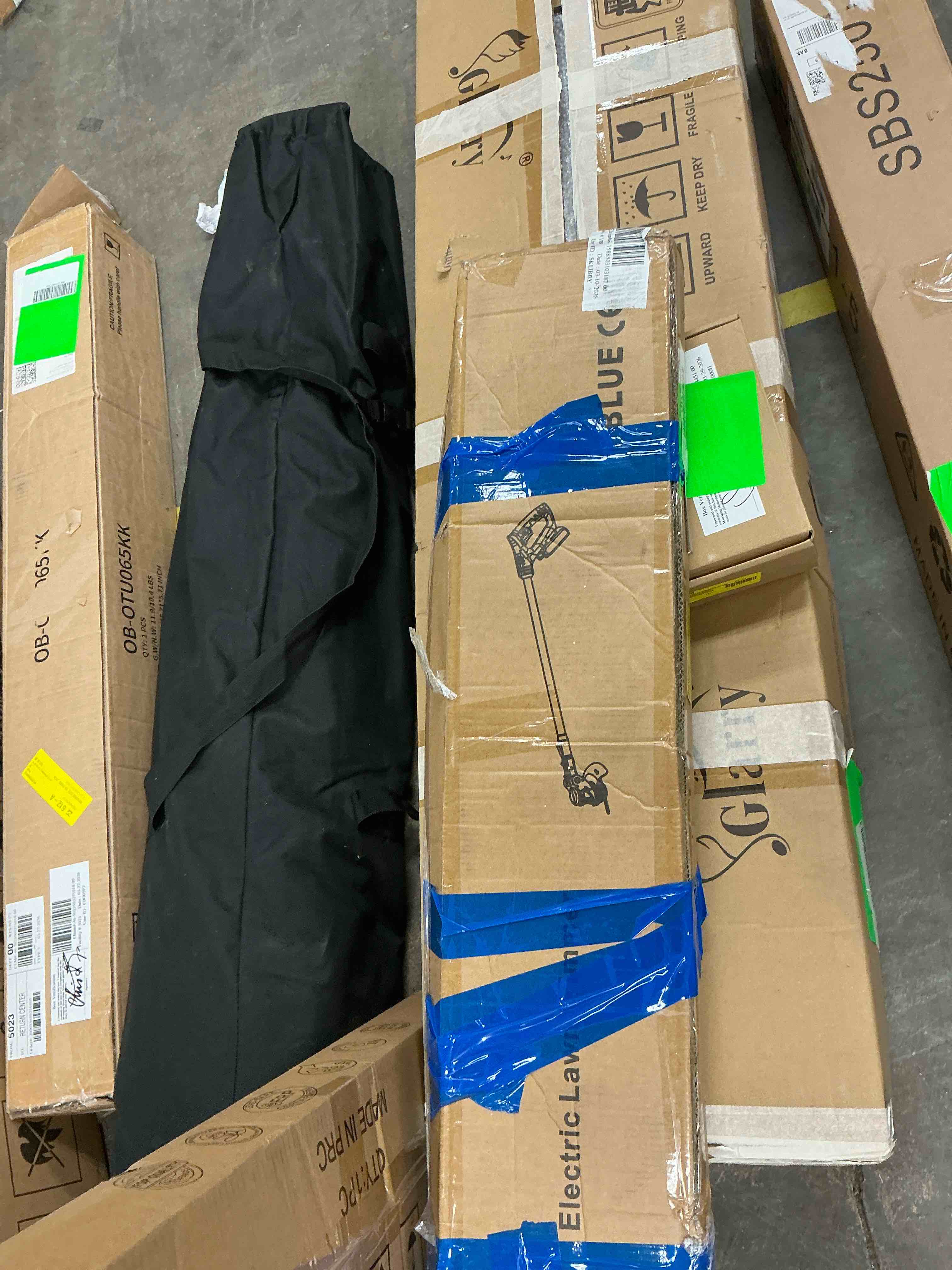 Condition photo showing Good Condition for tntants weed wacker cordless, 3-in-1 lightweight electric string trimmer with 3 types of blades, wheels, 24v battery, weed eater grass trimmer/edger/brush cutter for lawn yard garden (blue)