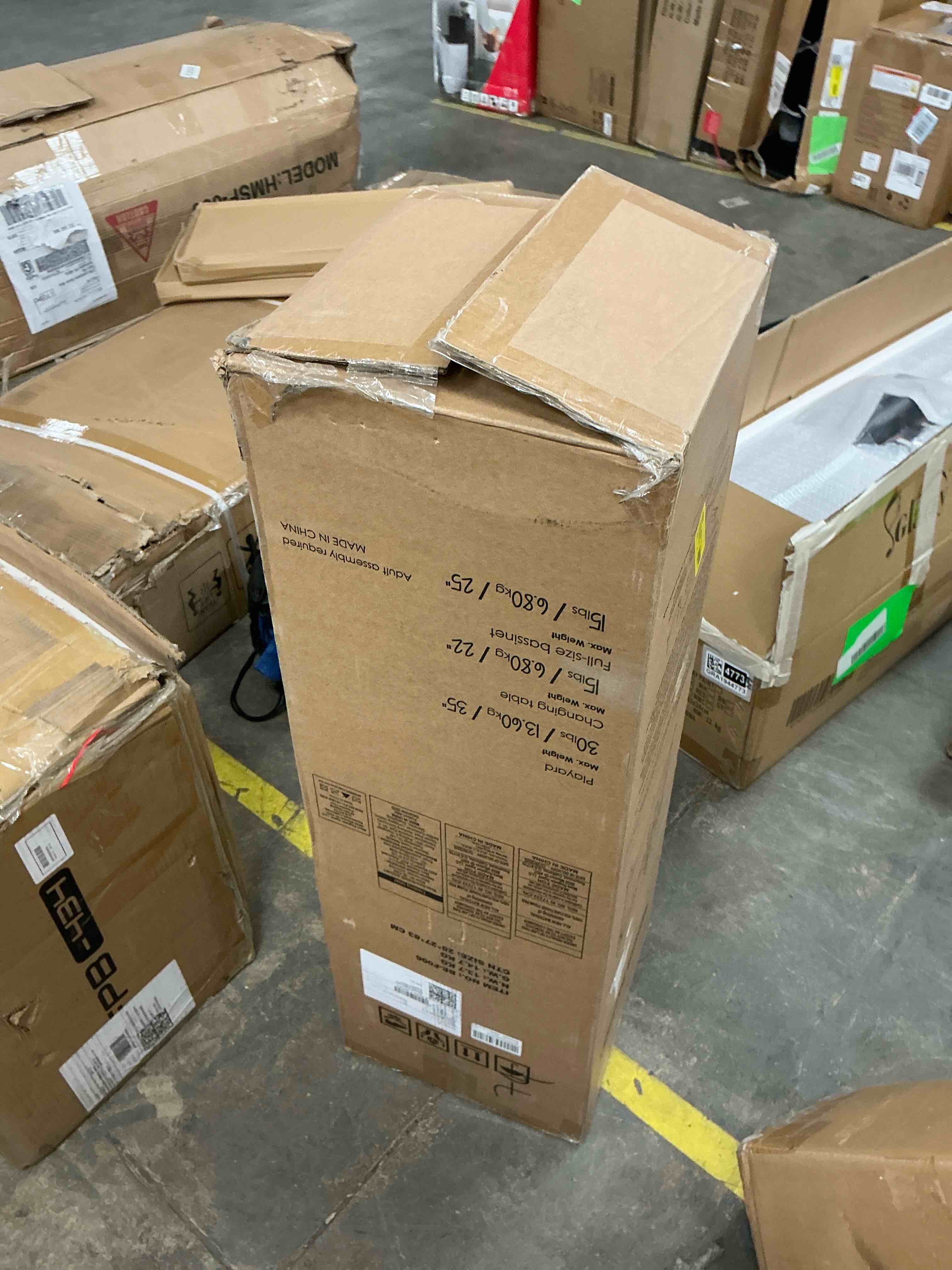 Condition photo showing New/Like New for babyeap 4in1 baby bassinet with playard, 1-step fold portable playpen with changing table, bedside sleeper for newborns, black