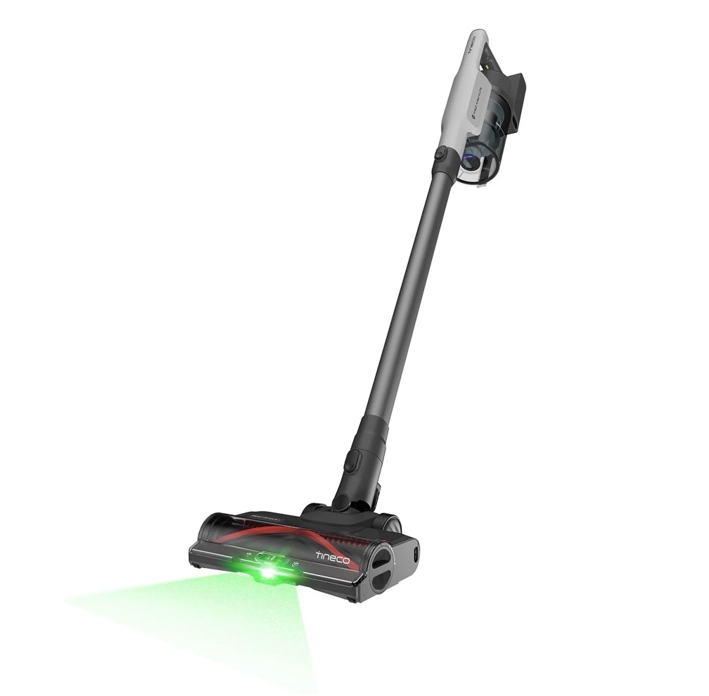 tineco go pet pro cordless stick vacuum with zerotangle brush technology light blue/gray go503: bagless, 3 speeds, multi-surface
