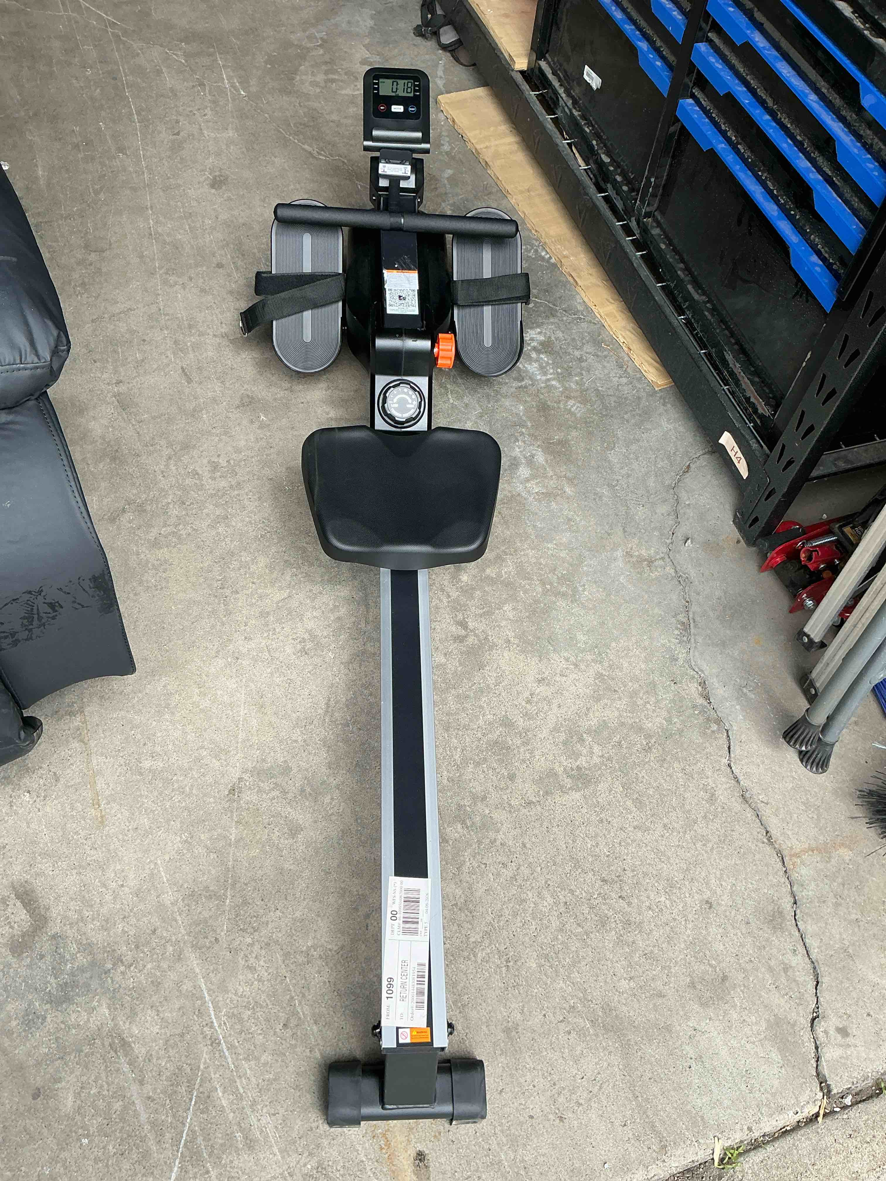 Condition photo showing Good Condition for merach magnetic rowing machine with 16 levels, 350 lbs weight capacity, silent operation, bluetooth app support for full-body home fitness & weight loss