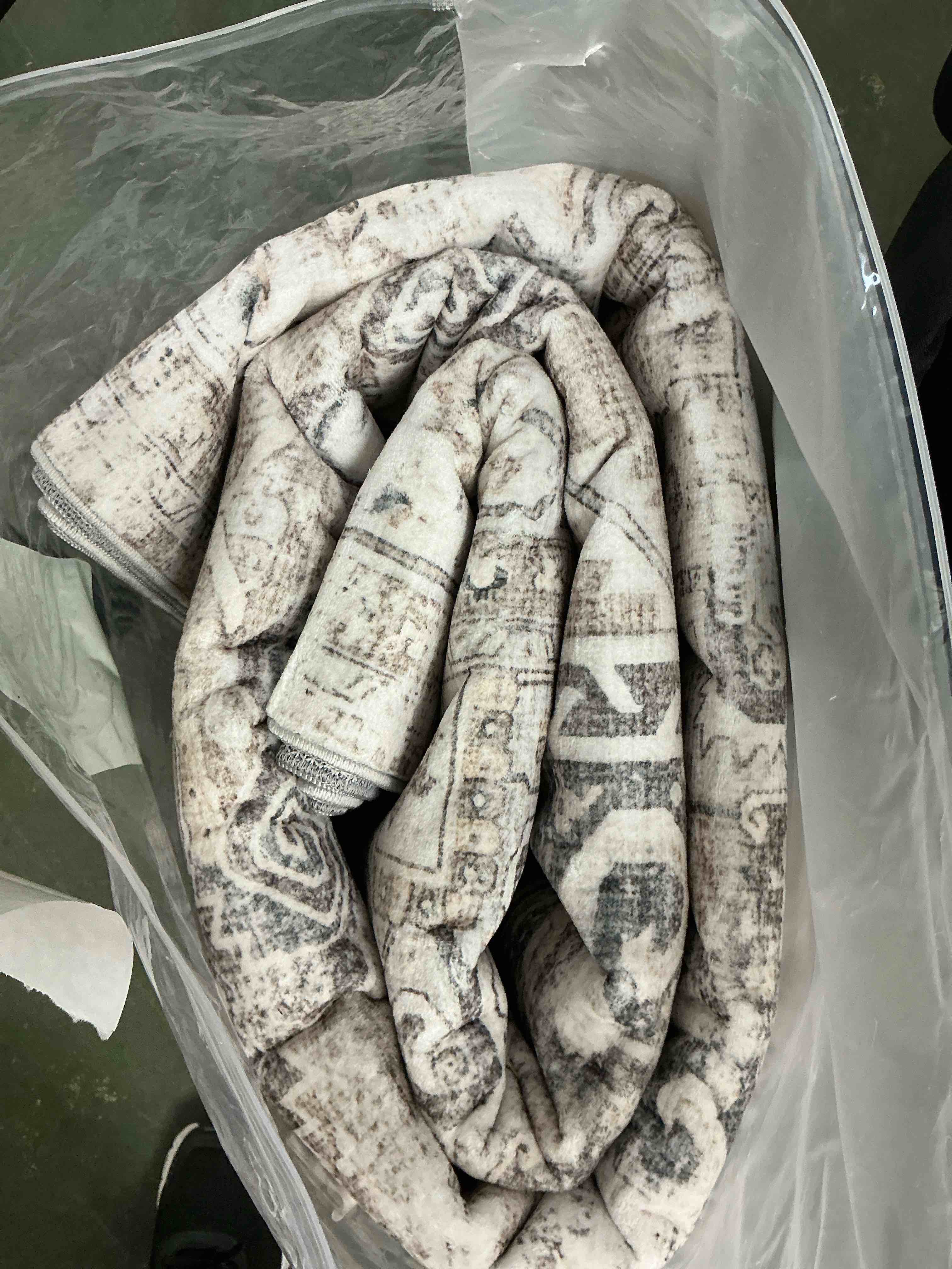 Condition photo showing Good Condition for sixhome 8 x10  area rugs for living room washable rug vintage medallion living room rug distressed soft carpet large area rugs for bedroom dinning room office indoor retro home decor taupe