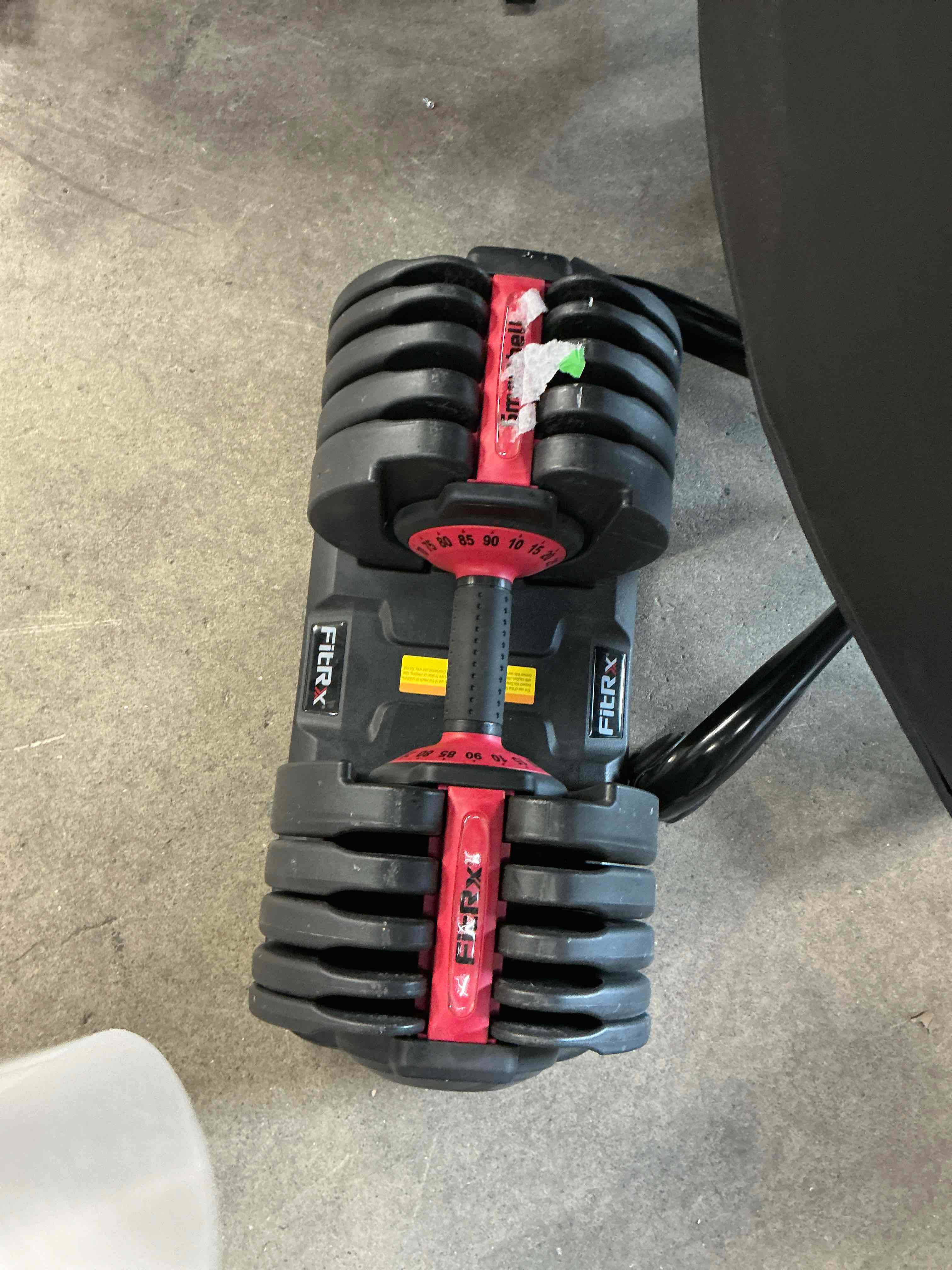 Condition photo showing Good Condition for fitrx smartbell xl, 90lb adjustable dumbbell set with quick-select weights for home gym