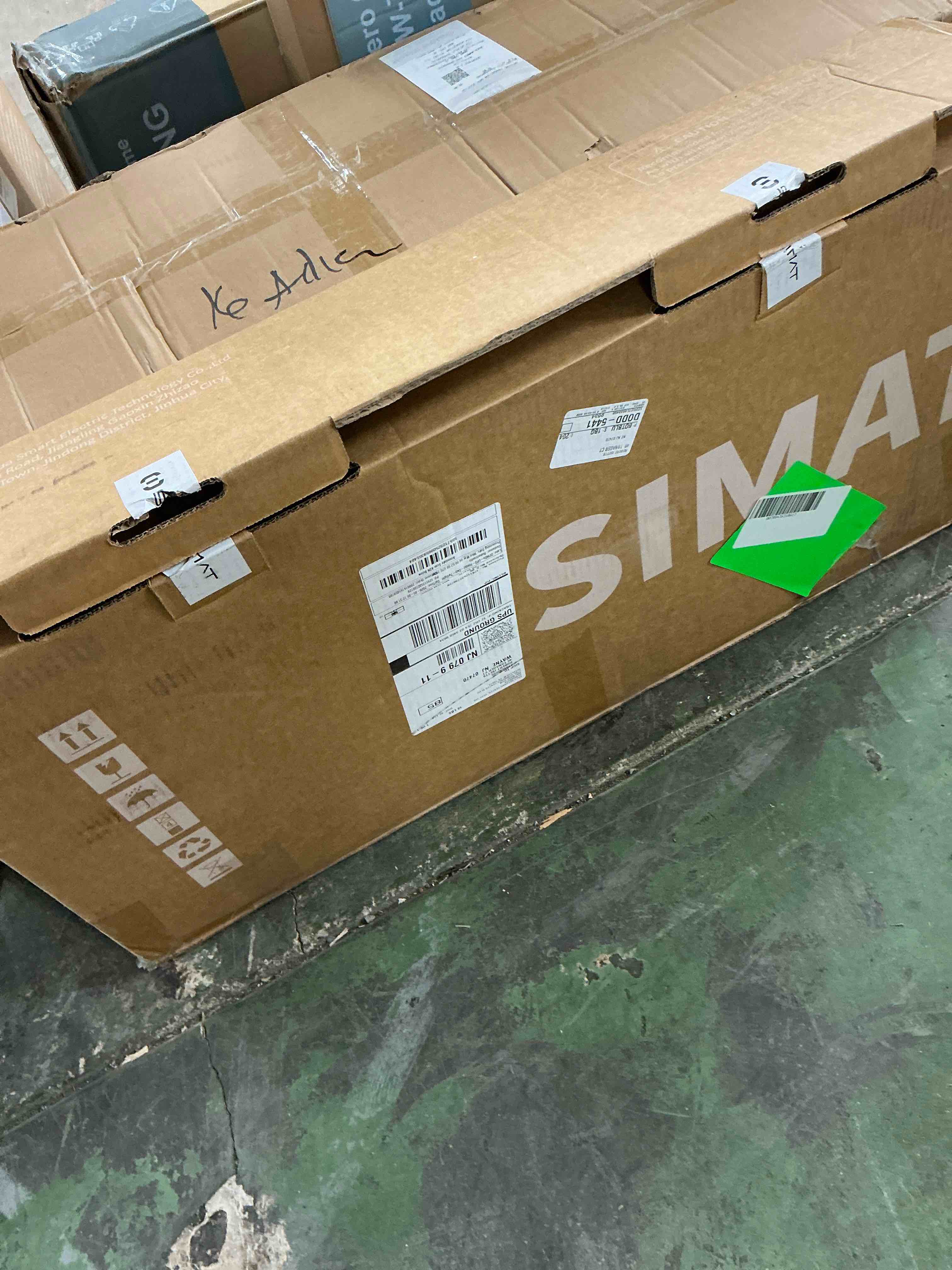 Condition photo showing New/Like New for simate electric scooter for kids ages 6-14  kick scooter with led display & colorful lights   dual braking system & foldable 130w powerful motor top 8.7mph & 5 miles