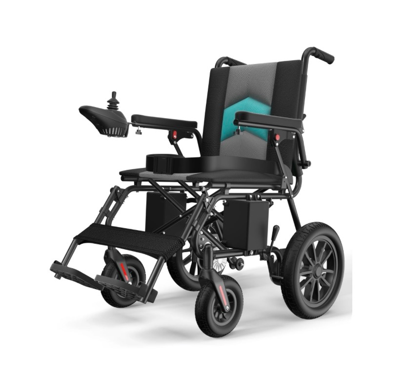 coolhut electric wheelchair, 20+ miles long-range (350lbs) lightweight portable electric wheelchair for adults, smart motorized mobility scooter with