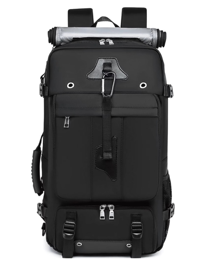 travel backpack 50l new premium - unisex extra large laptop backpack for hiking climbing & business trips waterproof black