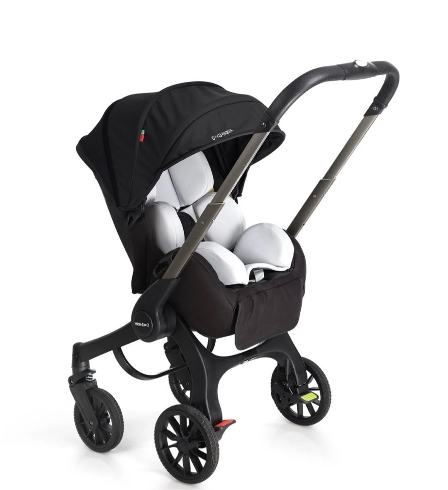 cochildor citi 2.0 pro baby stroller, rear-facing with 3 modes, adjustable handle, extendable seat panel standard stroller, black