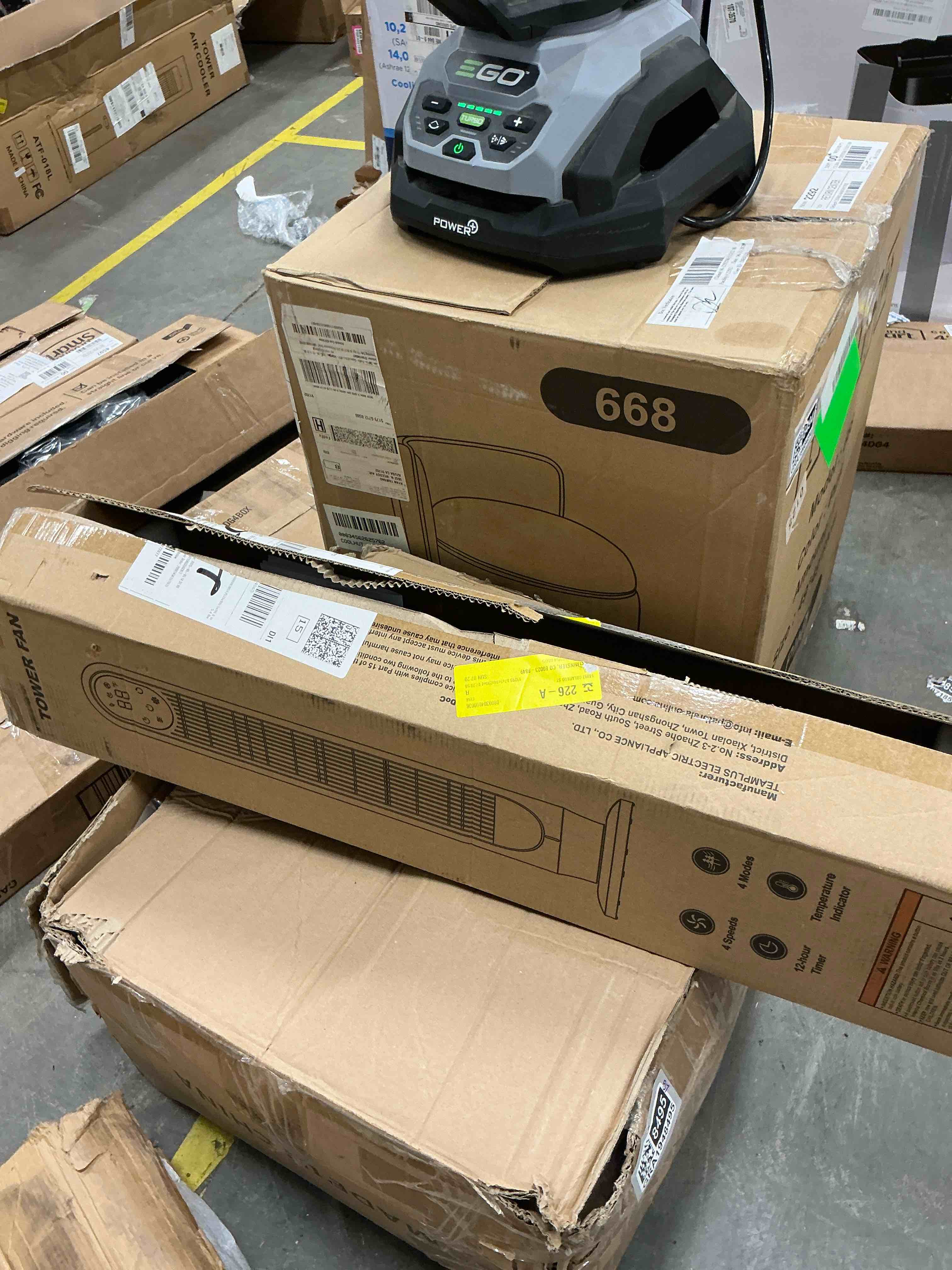 Condition photo showing Good Condition for tower fan with remote  31  bladeless floor fans for home  4 modes & 4 speeds  12h timer  led display  80° oscillating wide cooling for bedroom  office