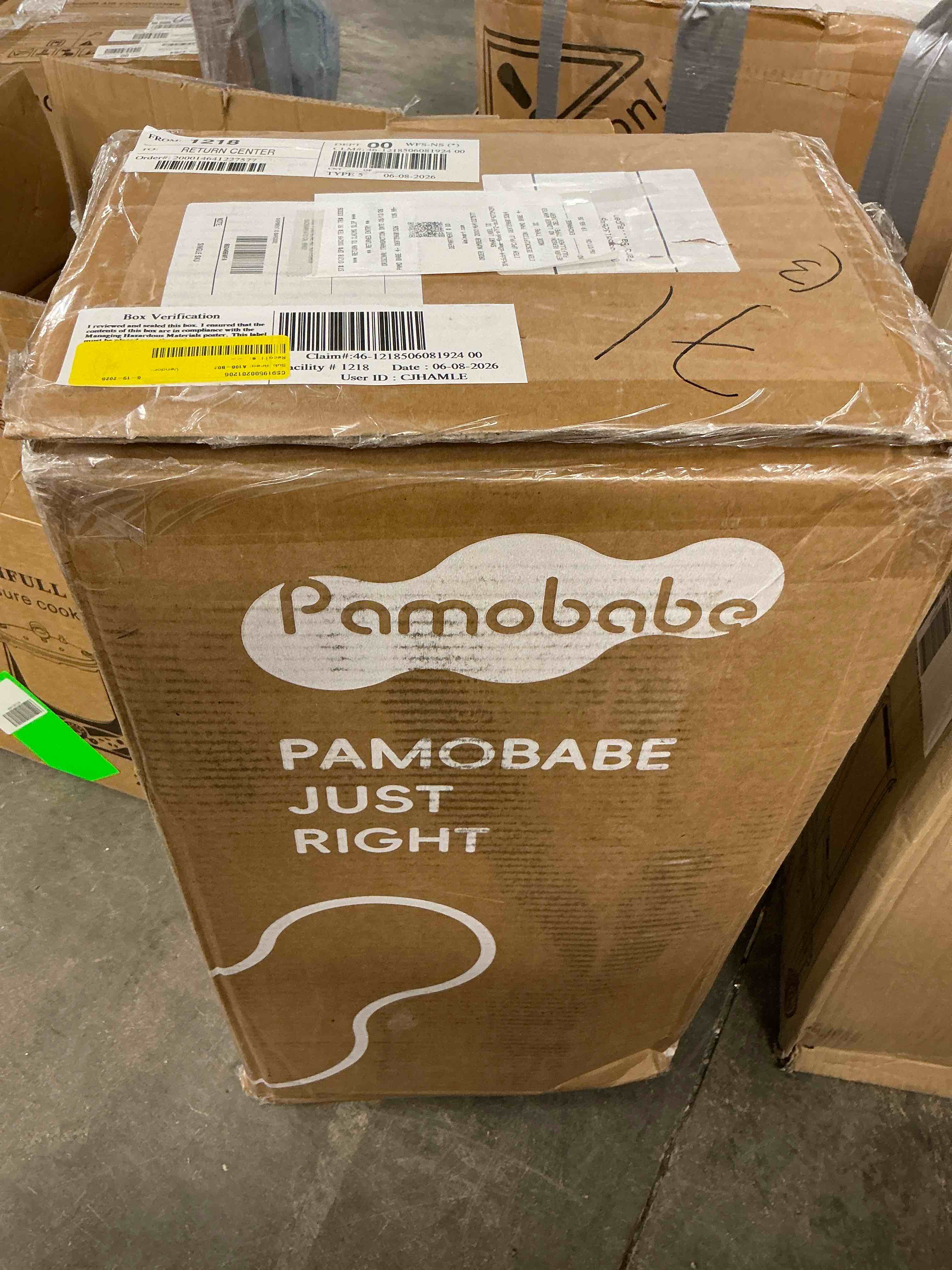 Condition photo showing Good Condition for pamo babe 4-in-1 baby playard with bassinet & changing table for newborn,4-panels playpen