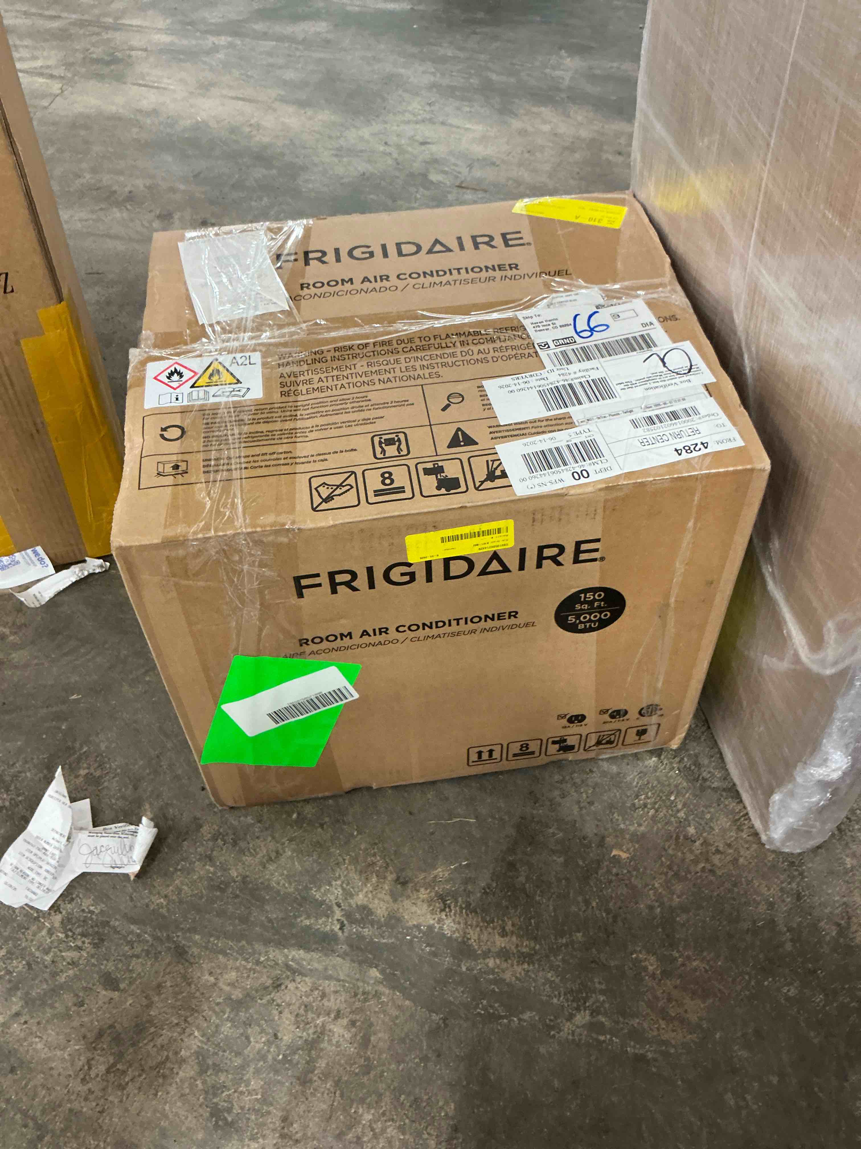 Condition photo showing Good Condition for frigidaire 5 000 btu window air conditioner for small rooms dial controls quiet efficient cooling easy installation